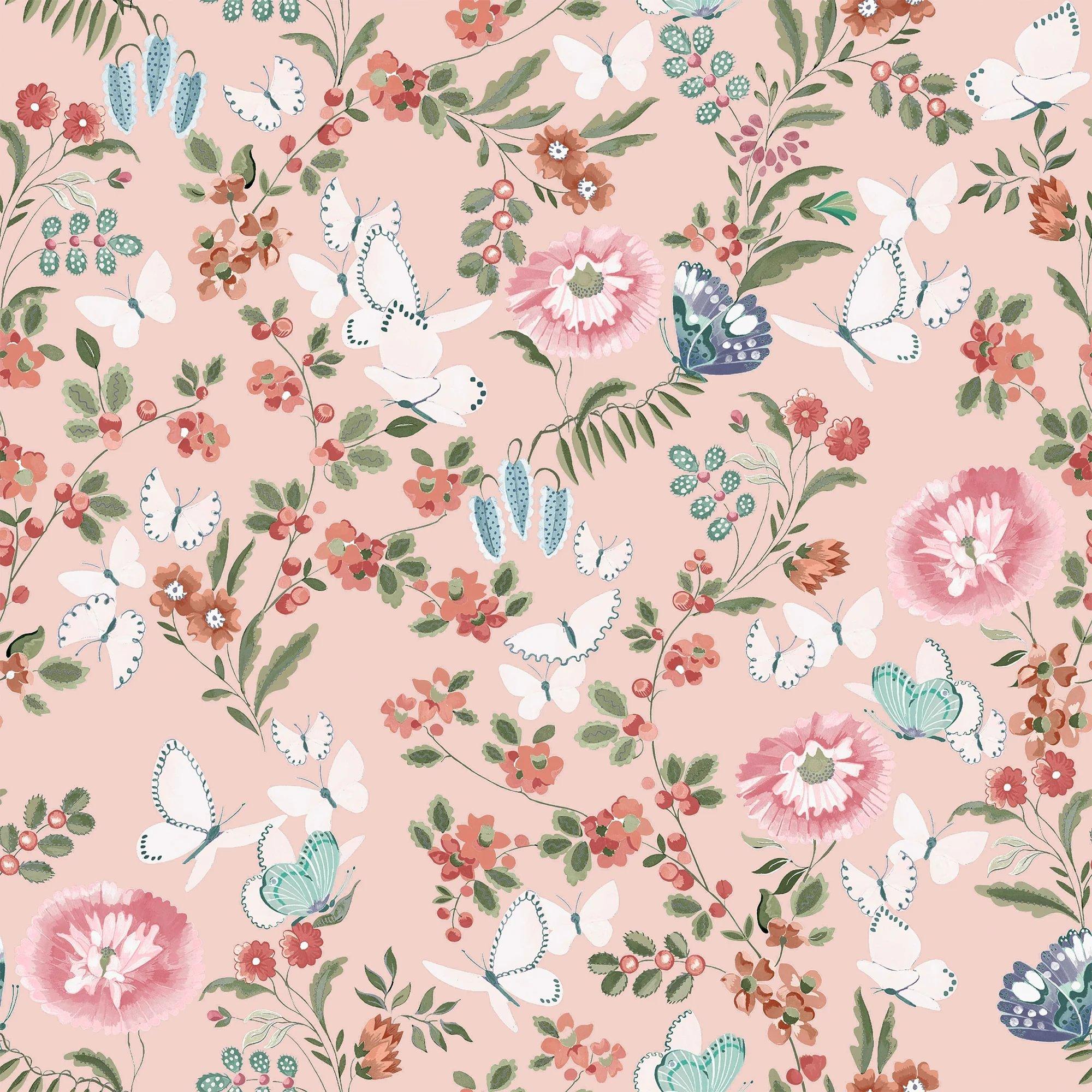 Butterfly Dance Spring Wallpaper