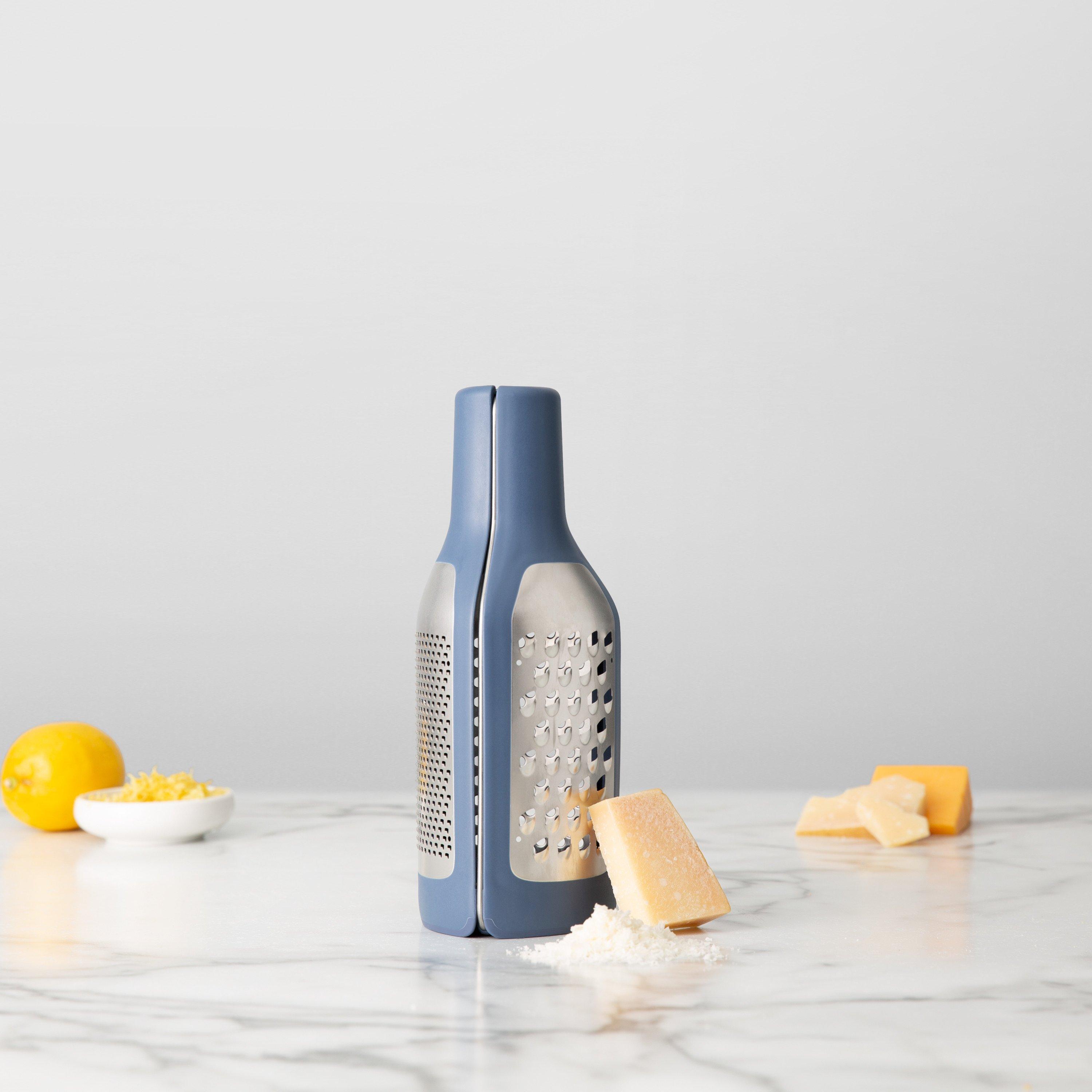 Blue - Chef'n - Chefn Tower and Plane Two-In-One Grater Sleeved - 4