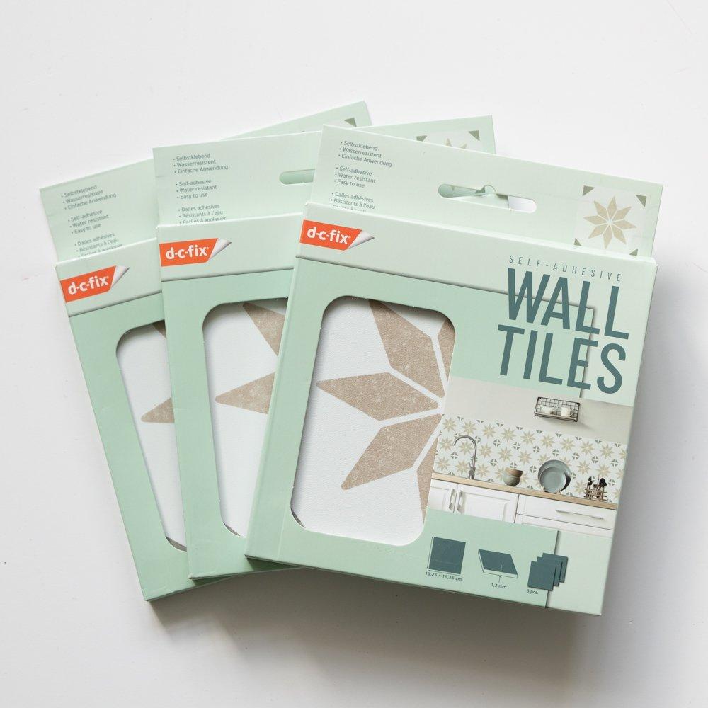 Natural - D C Fix - Self Adhesive Vinyl Wall Tiles Alia Natural - 2