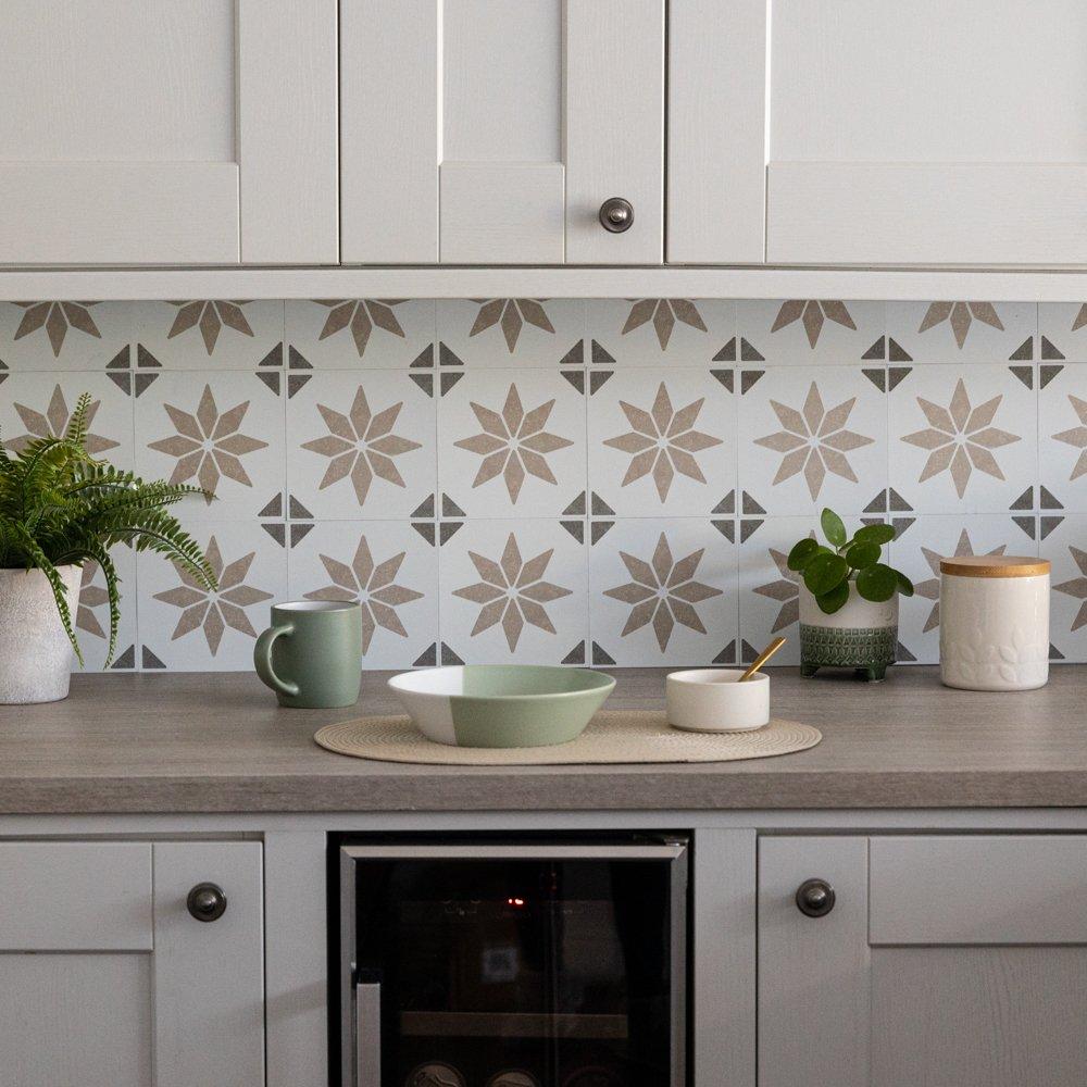 Natural - D C Fix - Self Adhesive Vinyl Wall Tiles Alia Natural - 3