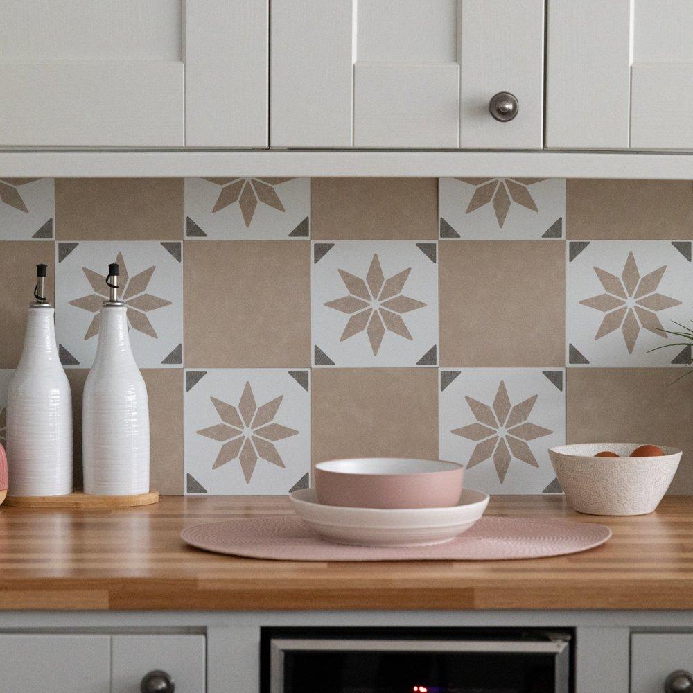 Natural - D C Fix - Self Adhesive Vinyl Wall Tiles Alia Natural - 5