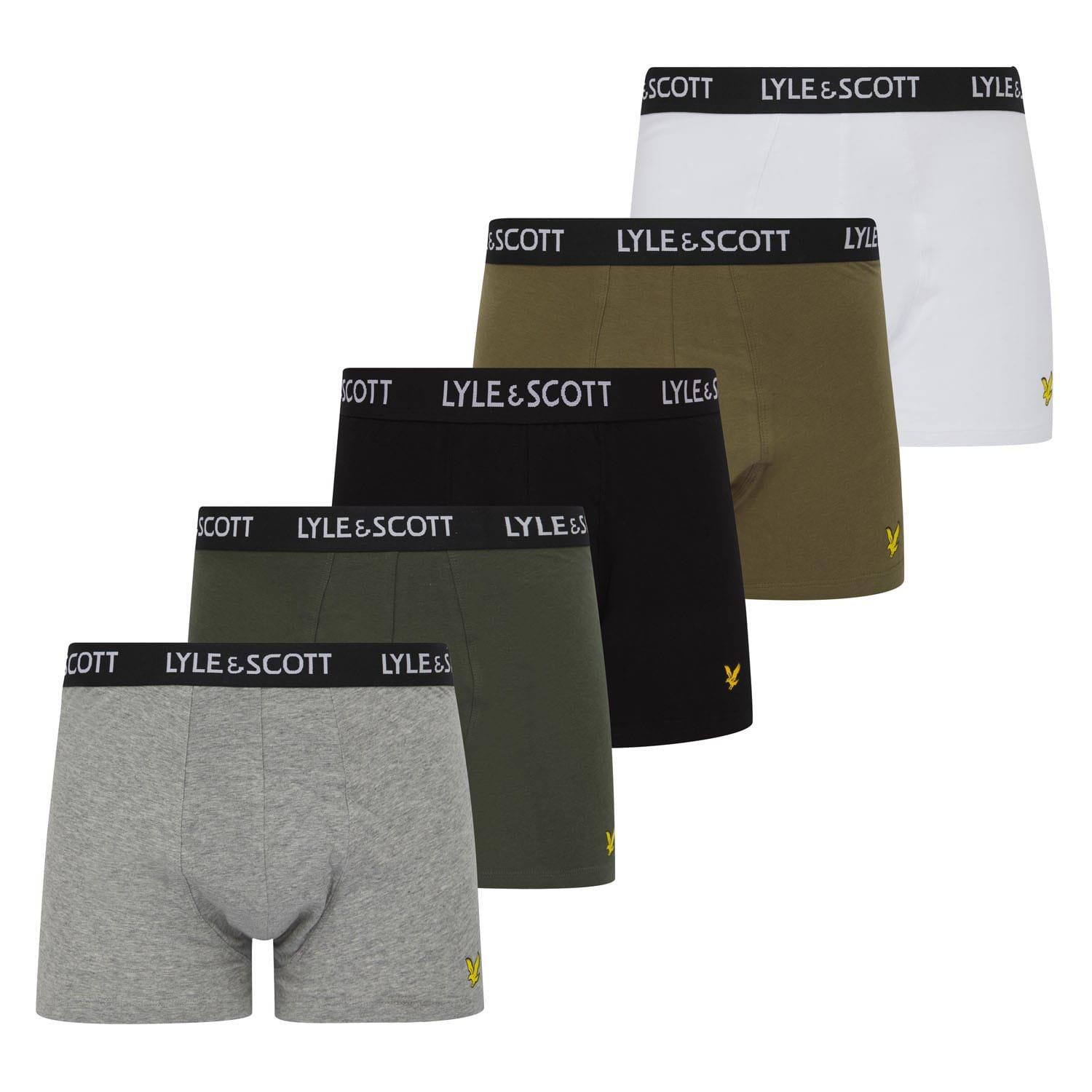 Multi Colour - Lyle and Scott - 5 Pack of Core Trunks