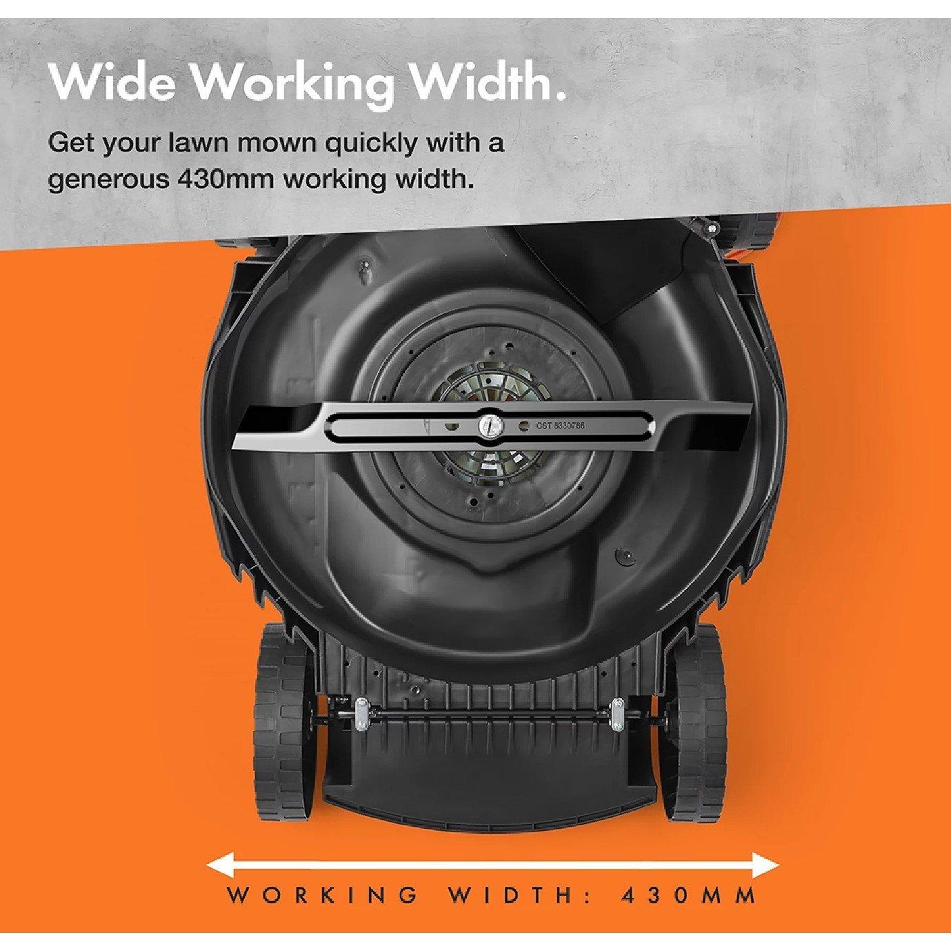 Black - VonHaus - Spare 1800W Lawn Mower Blade - 2