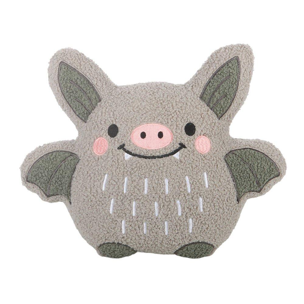 White - Something Different - Cute Bat Boucle Cushion - 2