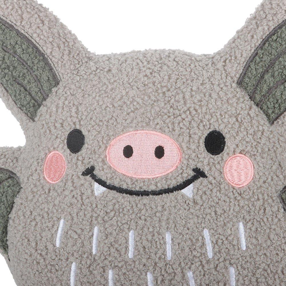 White - Something Different - Cute Bat Boucle Cushion - 4