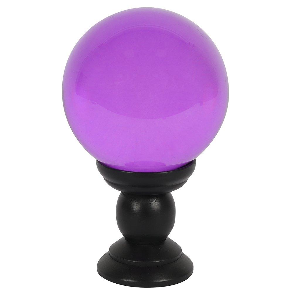 Purple - Something Different - Large Purple Crystal Ball on Stand - 1