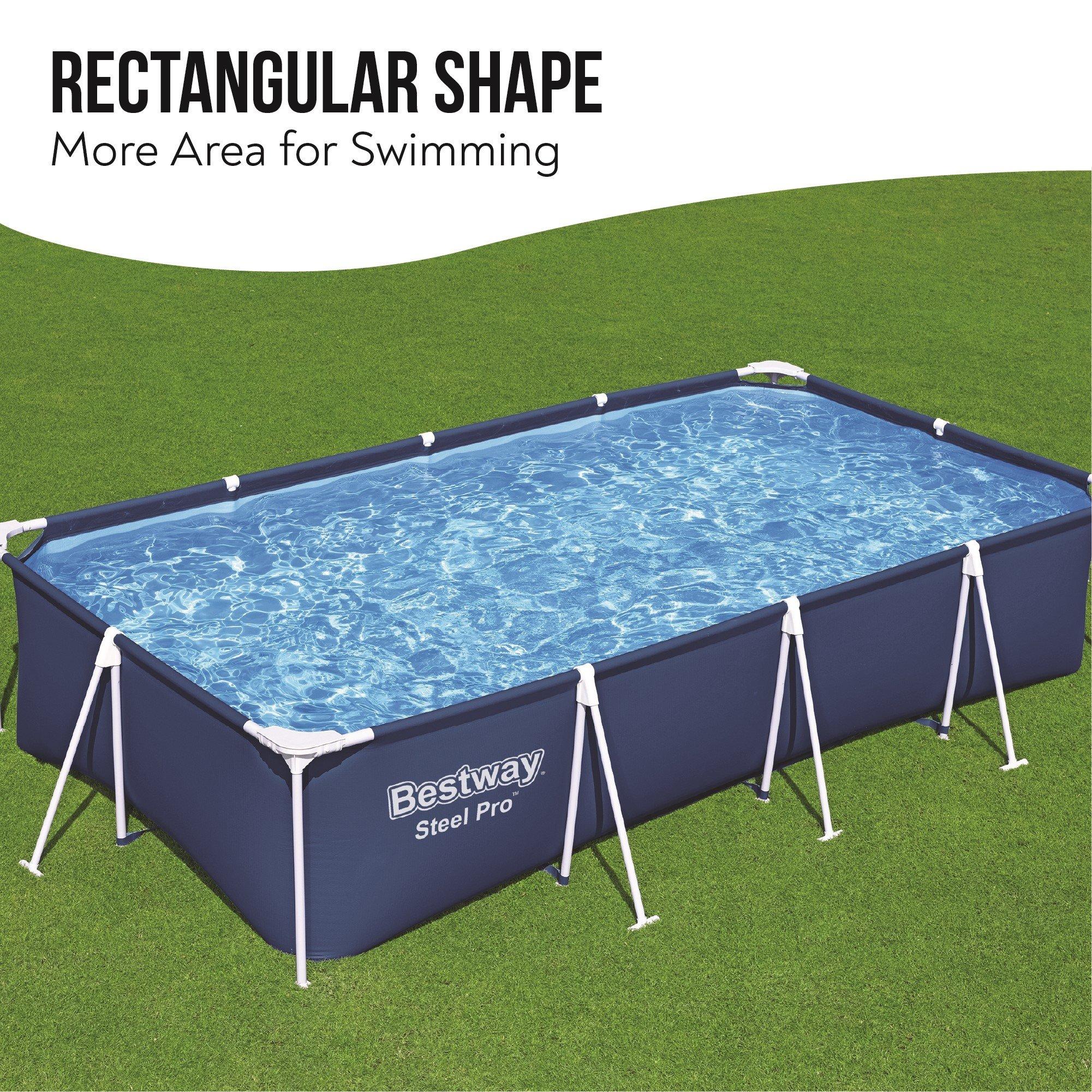 Dark Blue - Bestway - 131 x 611 x 32 Steel Pro Pool - 4