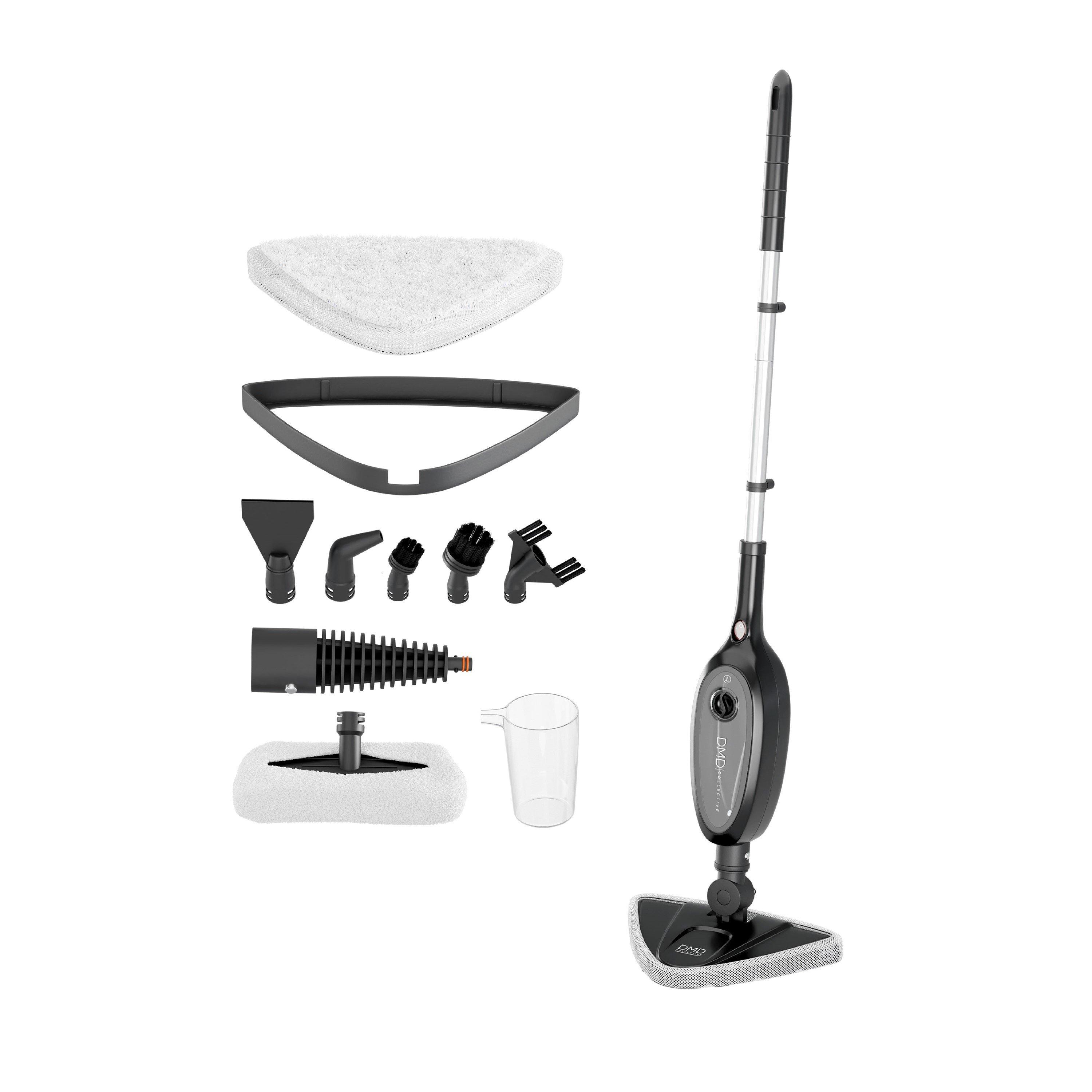 Black - DMD Collective - 10-in-1 Multifunction Upright Steam Cleaner Mop - 1