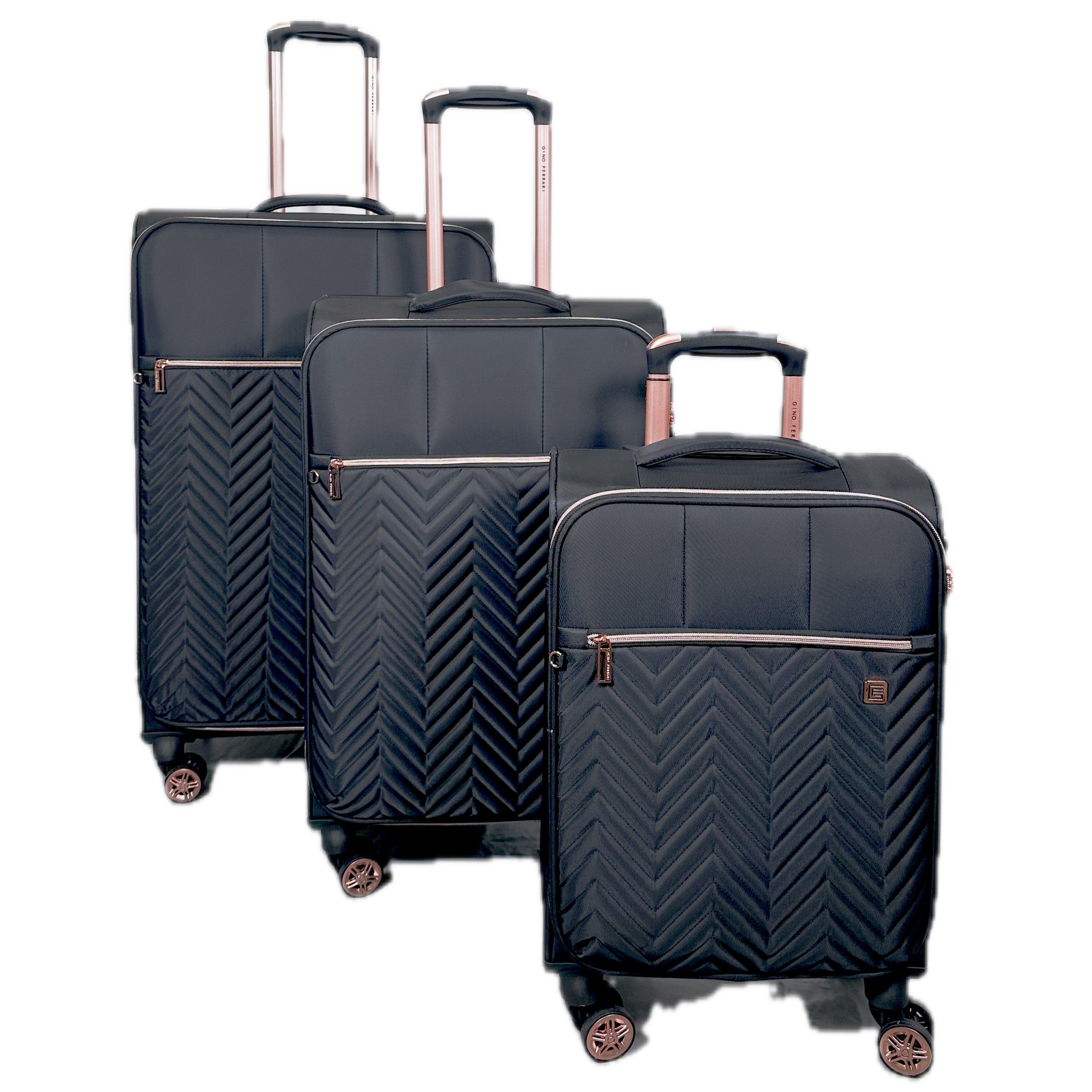 Biella 3-Pc Soft Luggage Set – Cabin & Hold Cases
