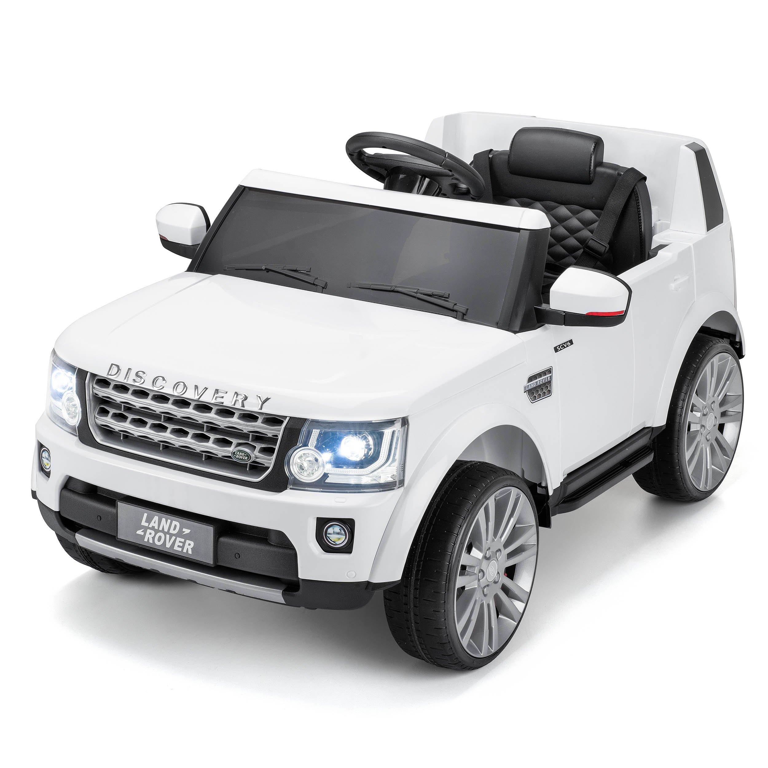 White - Xootz - Landrover Discovery 12v Ride On Lithium - Wh - 1