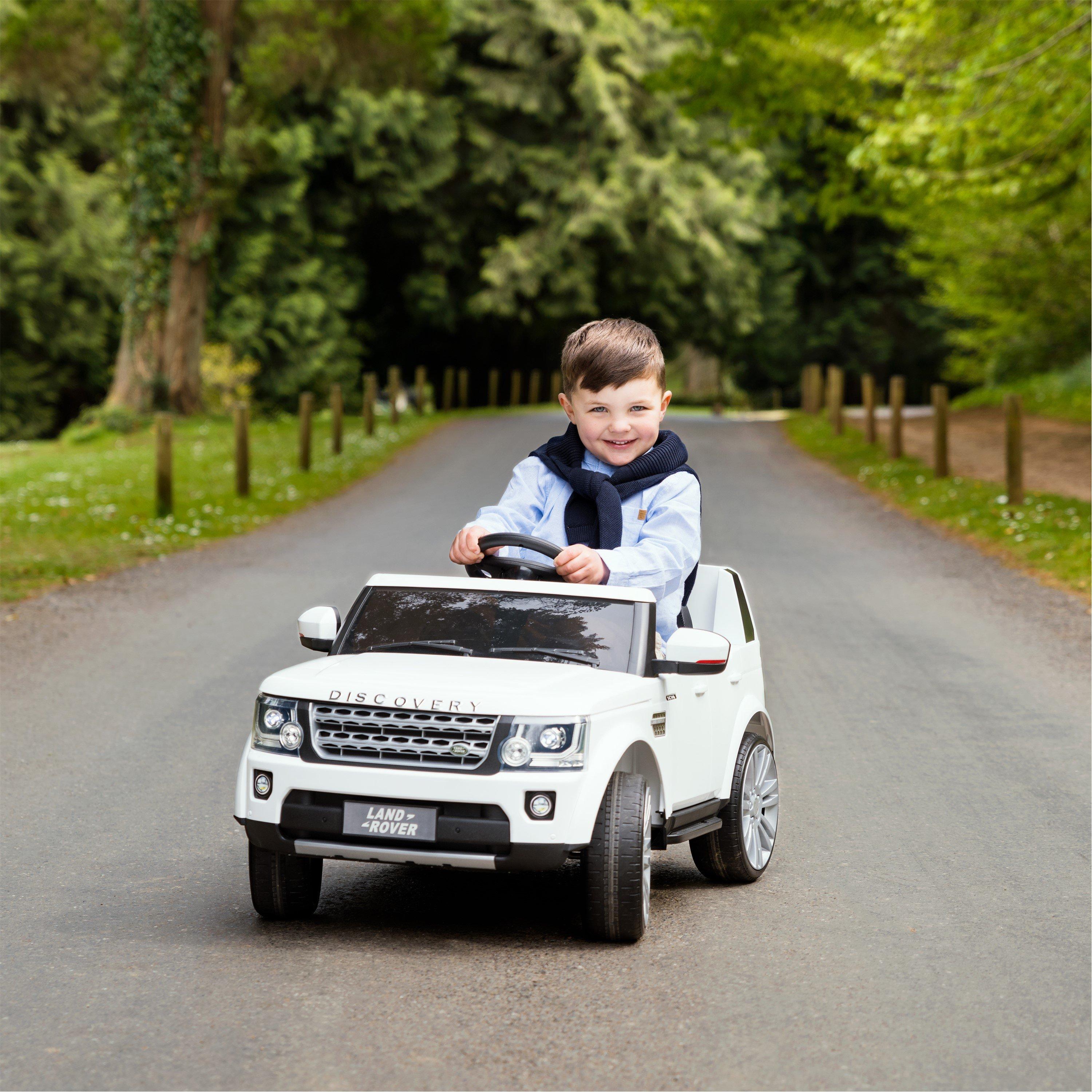 White - Xootz - Landrover Discovery 12v Ride On Lithium - Wh - 3