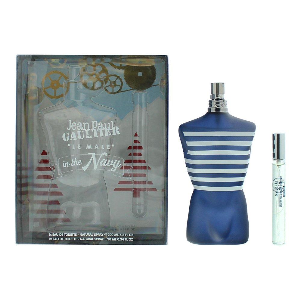 Jean Paul Gaultier Le Male In The Navy 2 Pcs Set: 6.8 Eau De Toilette Spray + 0.34 Oz Eau De Toilette Spray - Image 9