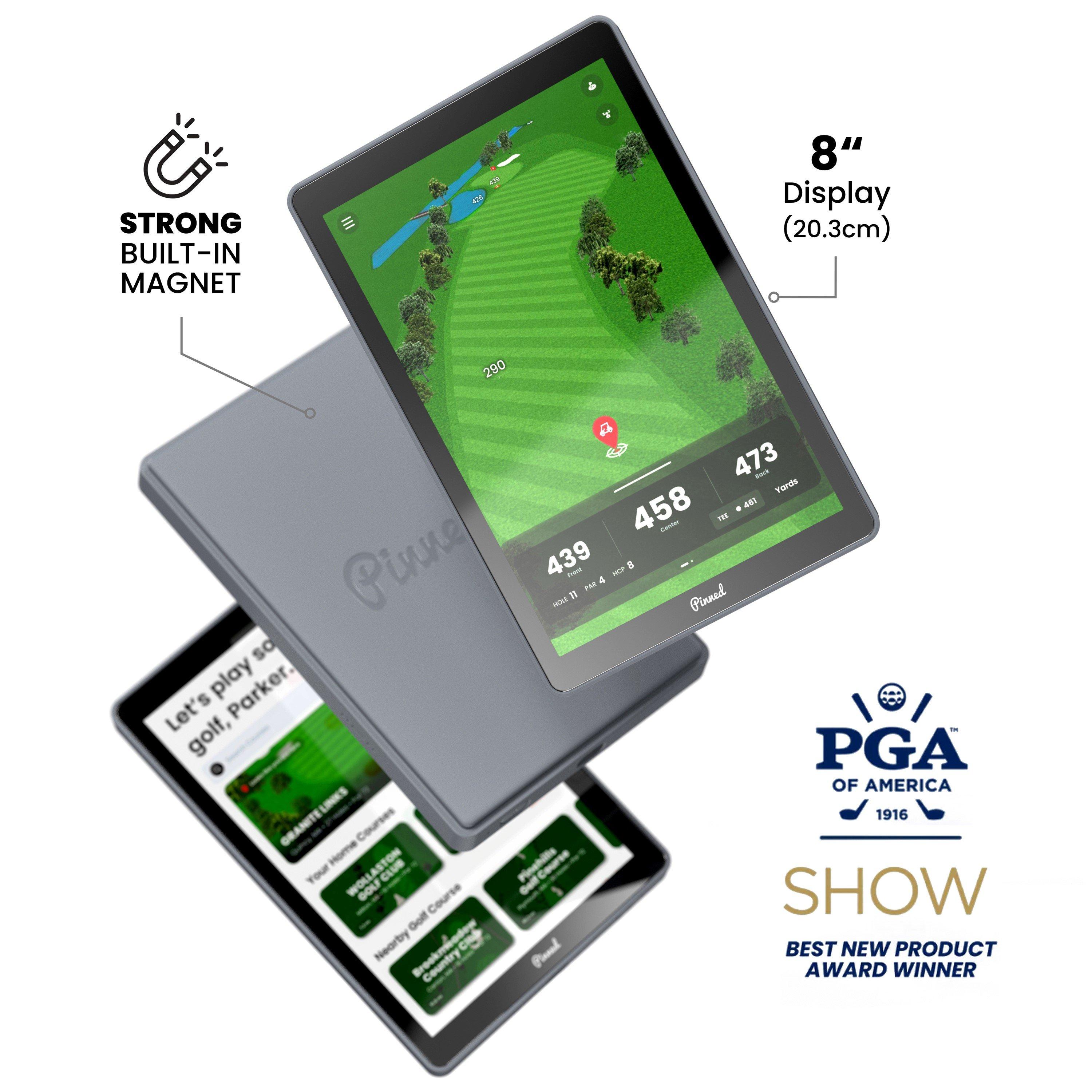 Black - Pinned - Pinned The Caddie Golf GPS - 2
