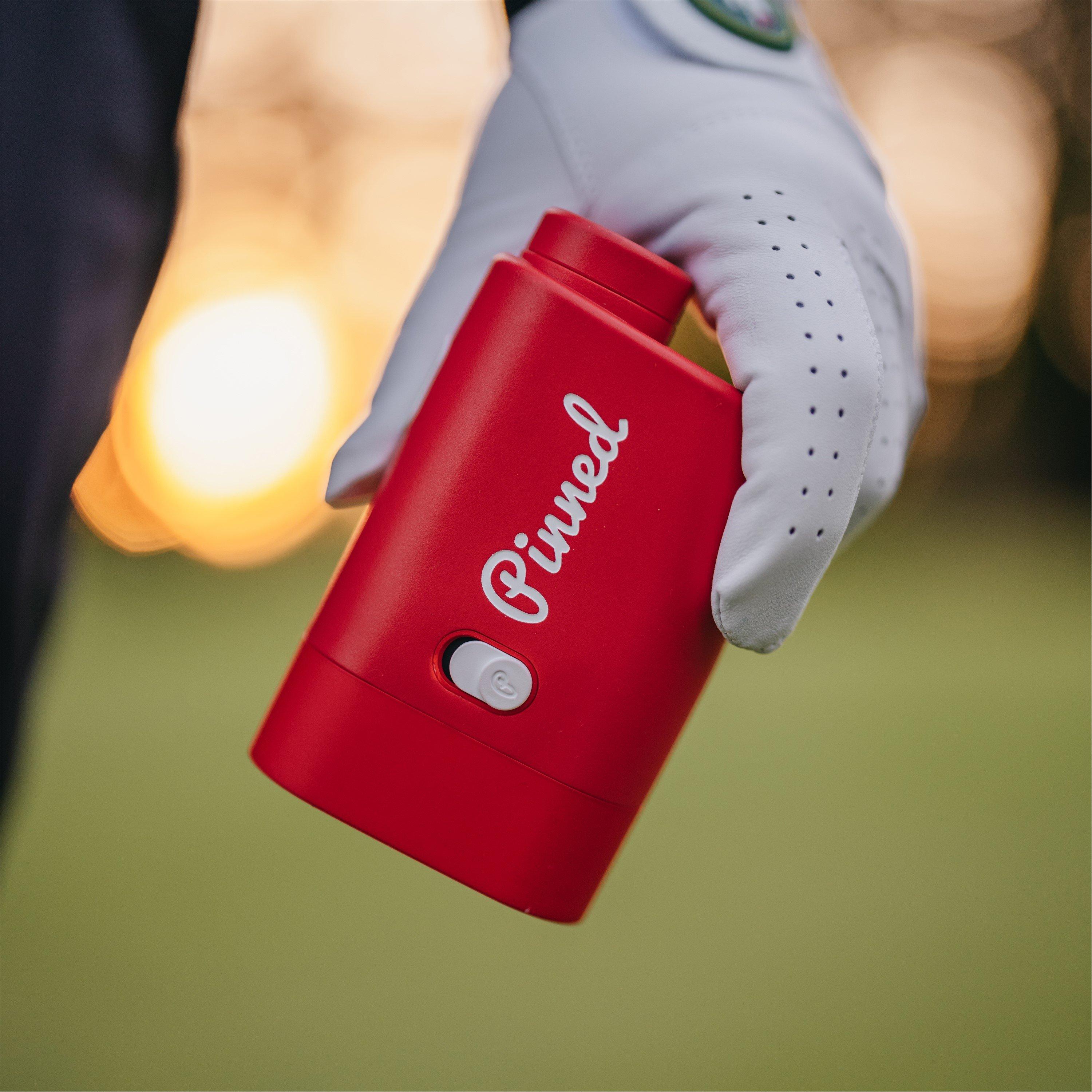 Red - Pinned - Pinned Prism+ Golf Rangefinder - 3