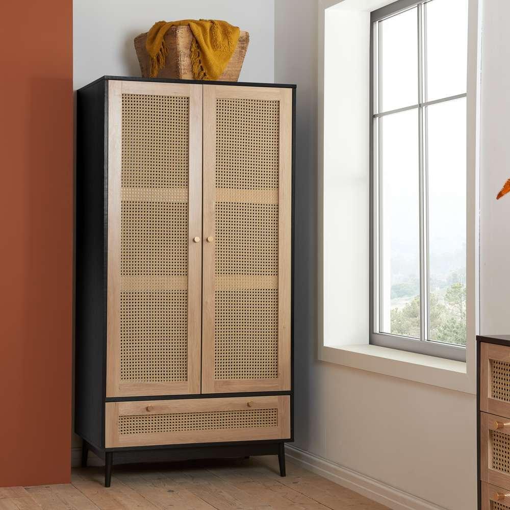 Croxley 2 Door 1 Drawer Wardrobe