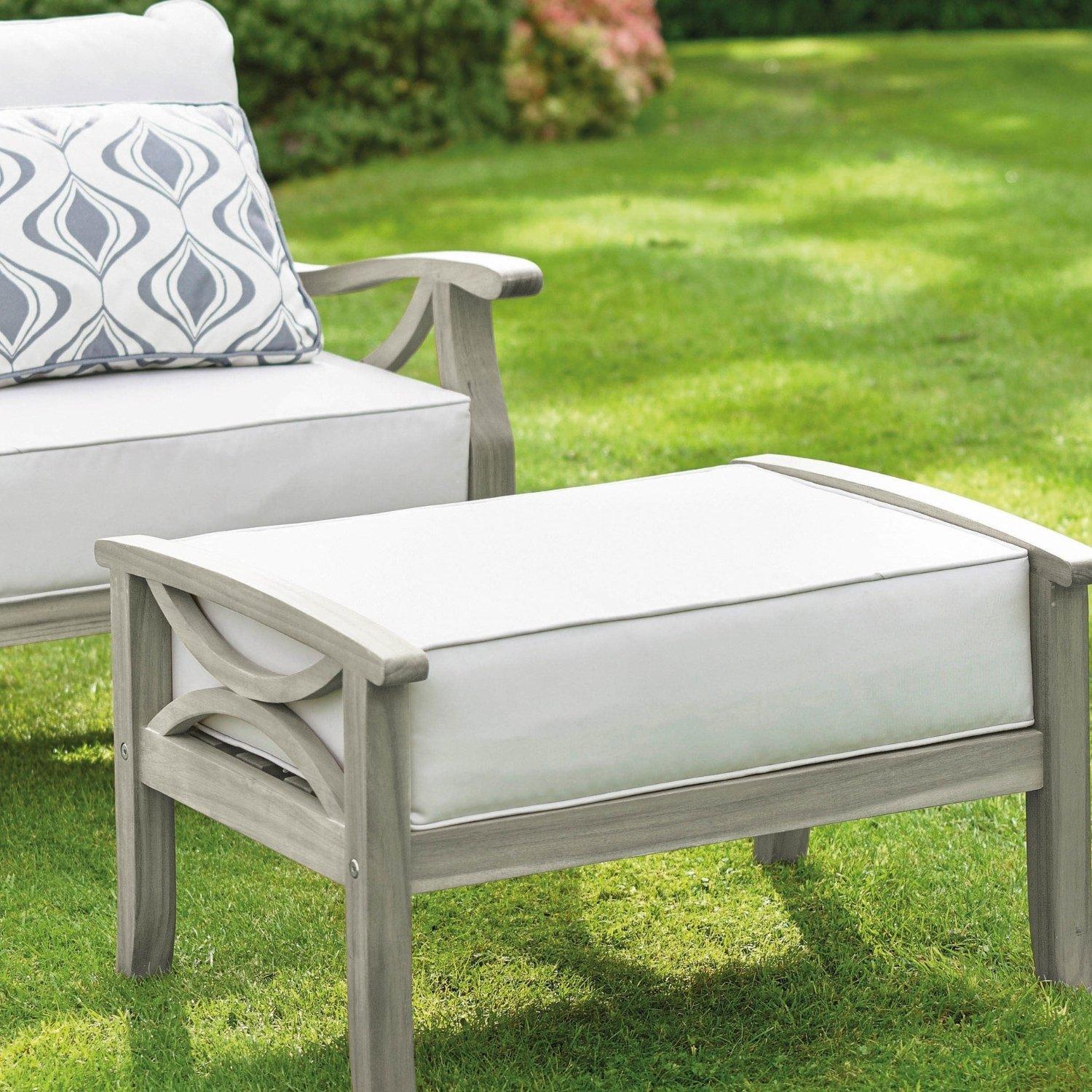 Light Grey - Greenhurst - Sorrento Armchair with Footrest and Cushions - 4