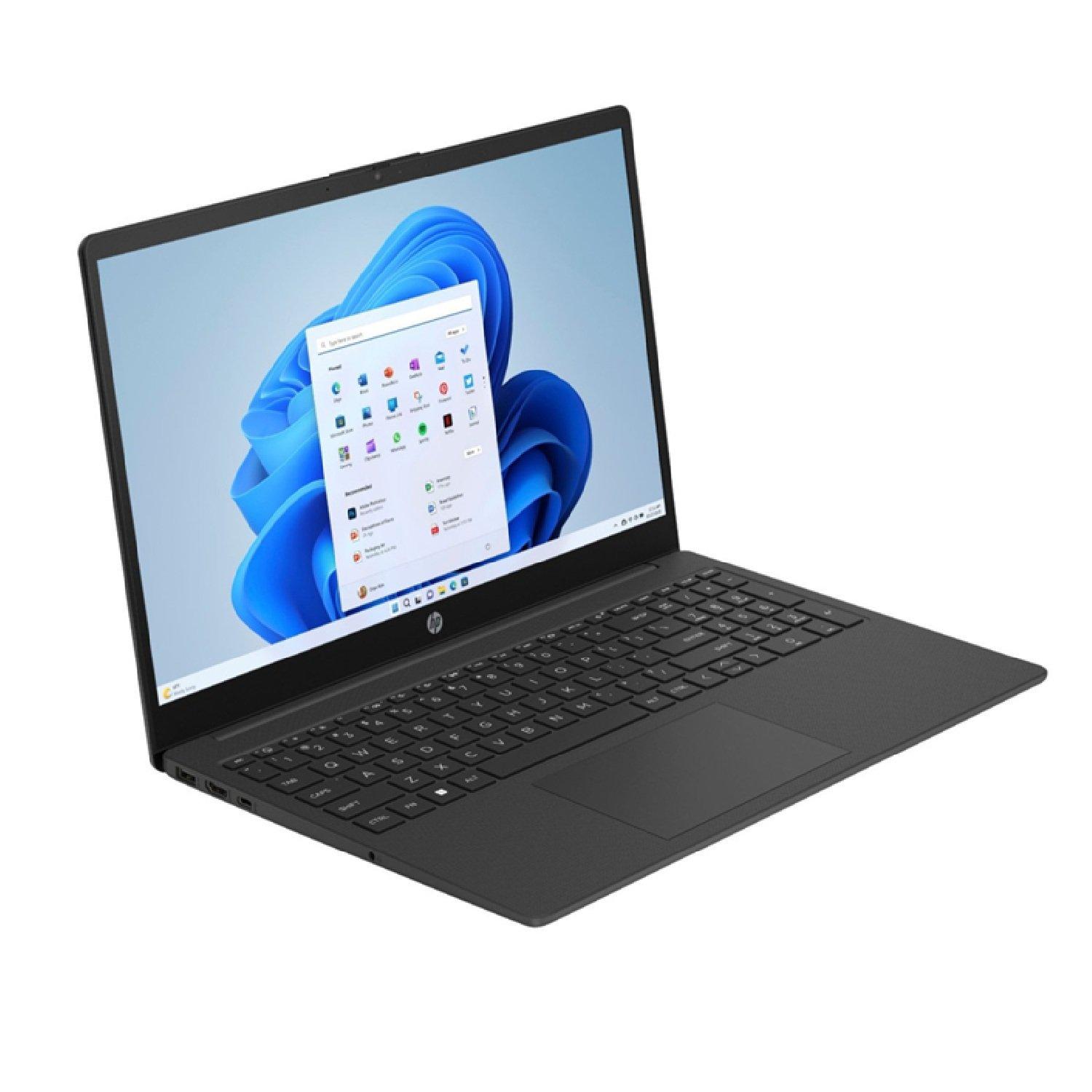 Black - HP - HP 15 Laptop - Core i3 4GB 128GB Win 11 Black - 6