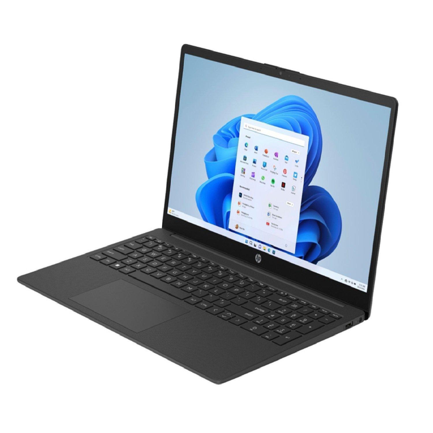 Black - HP - HP 15 Laptop - Core i3 4GB 128GB Win 11 Black - 8
