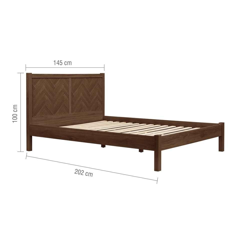 Brown - Birlea - Herringford Double Bed - 11