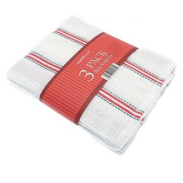 Country Club Pack of 3 100% Cotton Tea Towels - Festive
