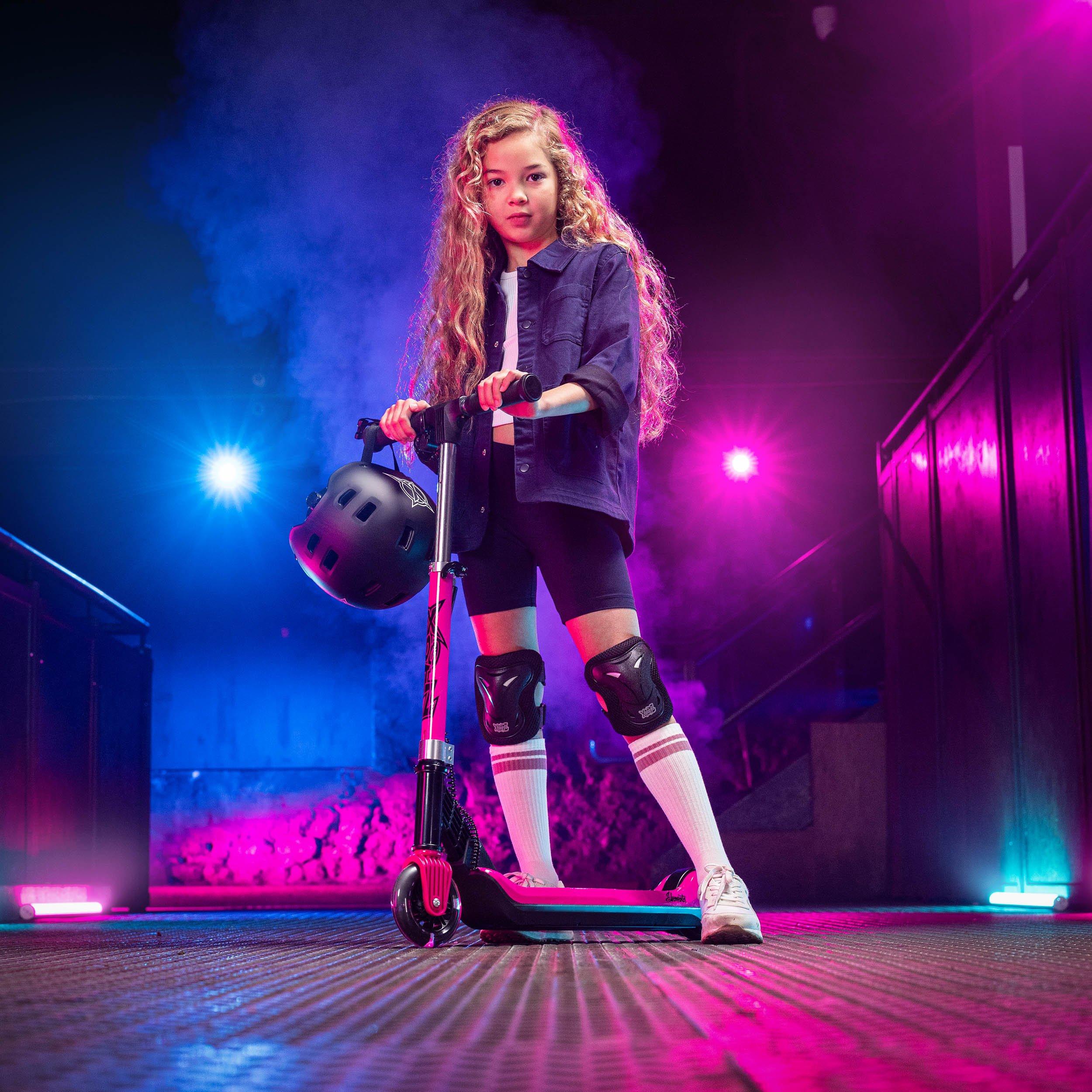 Black And Pink - Xootz - Elements Electric Scooter Lithium - Pink - 2