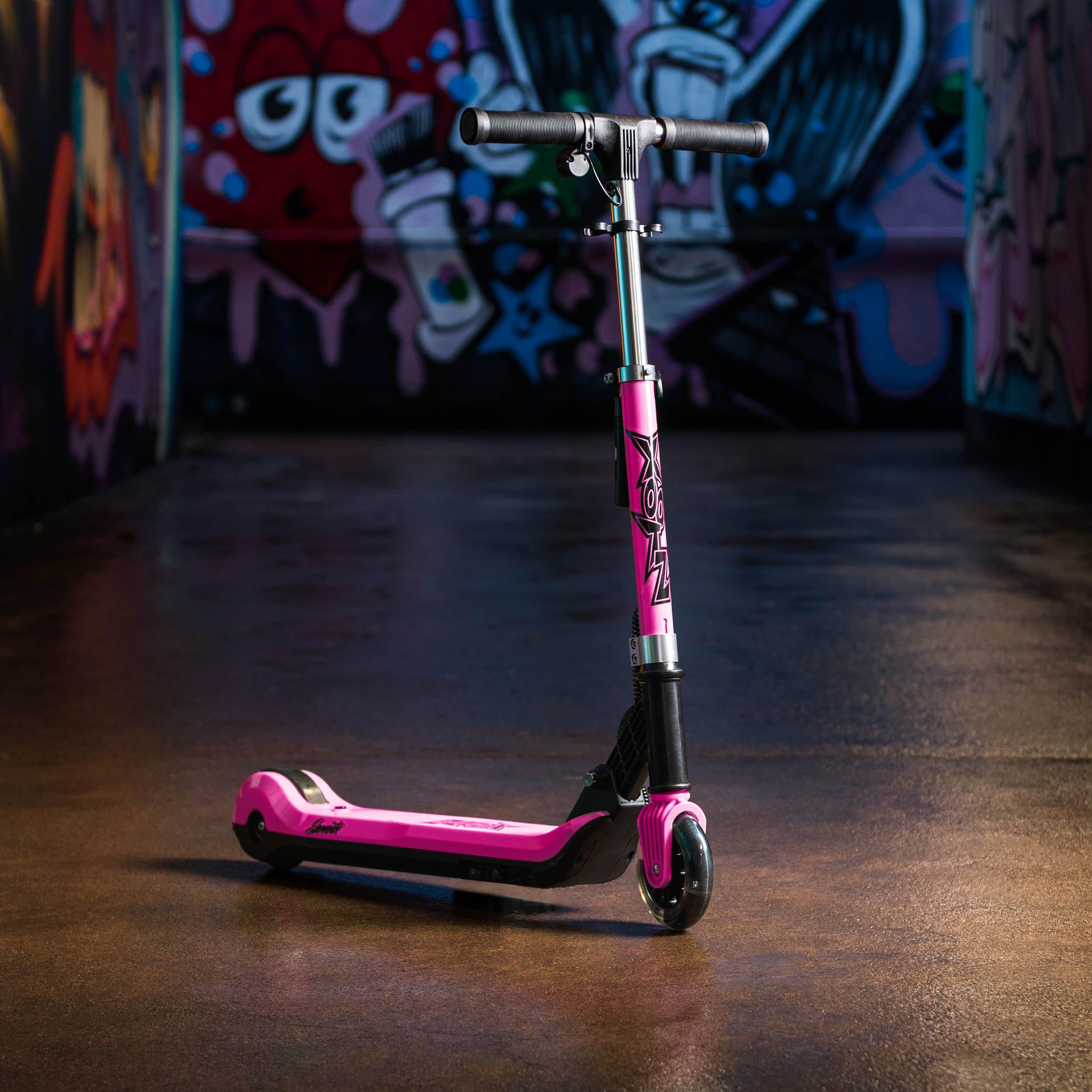 Black And Pink - Xootz - Elements Electric Scooter Lithium - Pink - 3