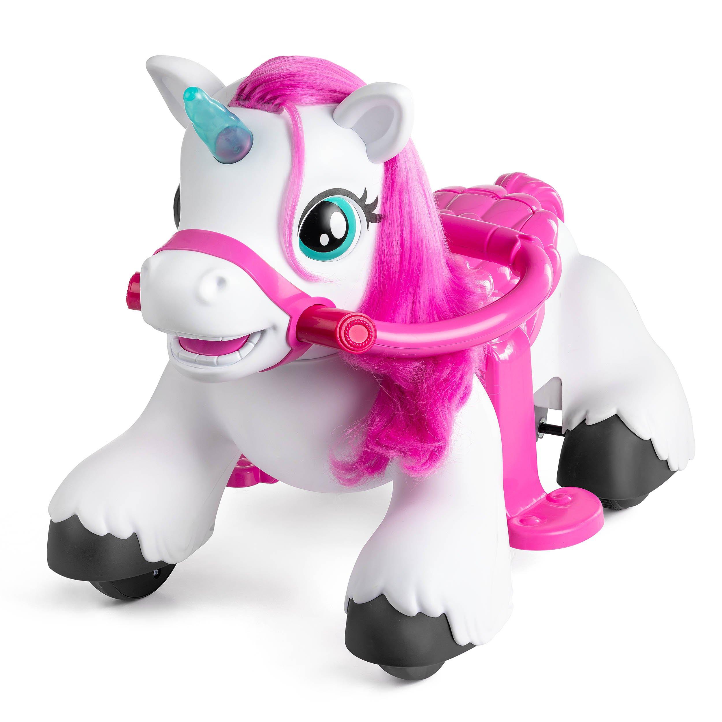 Xootz Magical Unicorn Ride-On - White