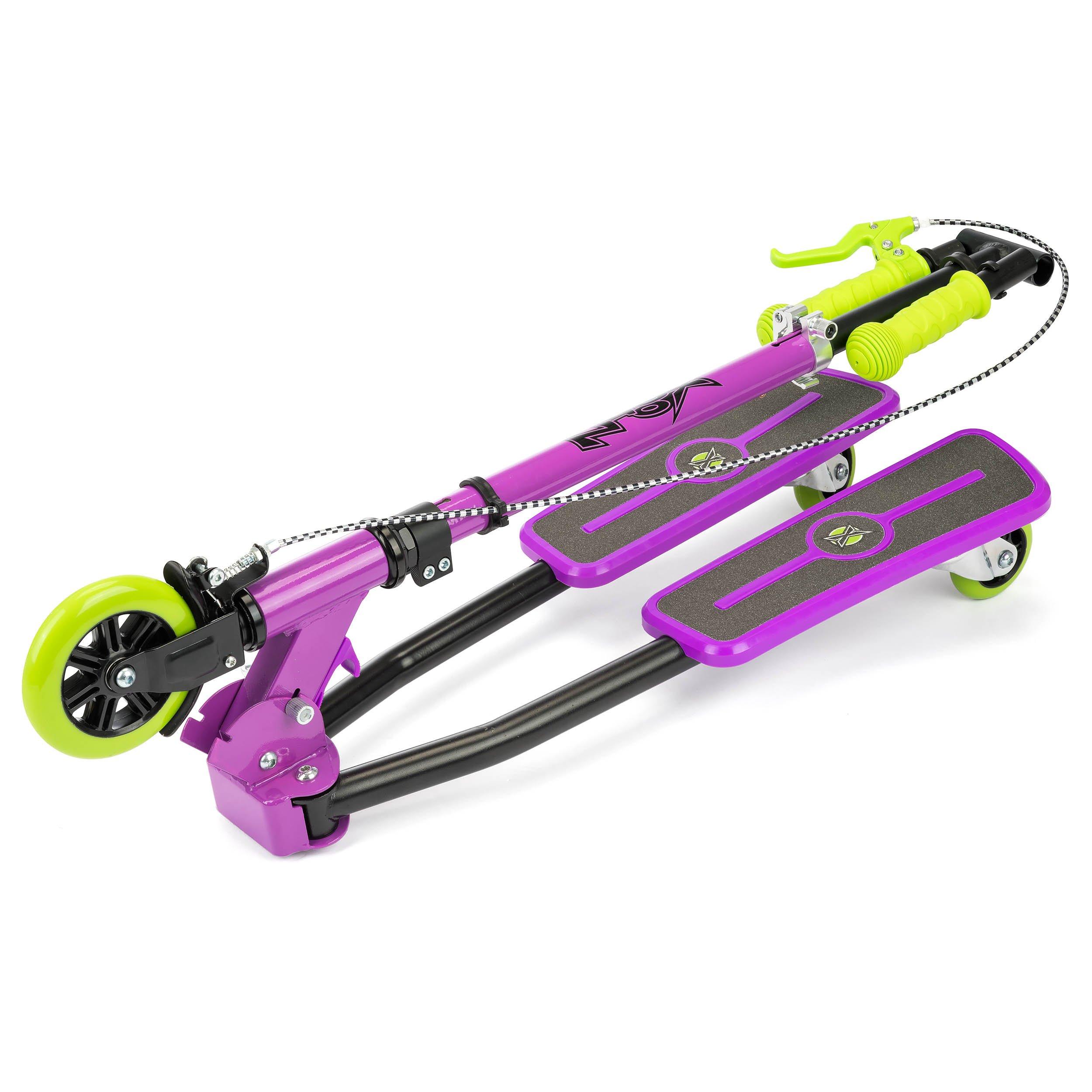 Xootz Xoo Pulse Scooter - Purple - Purple And Gree