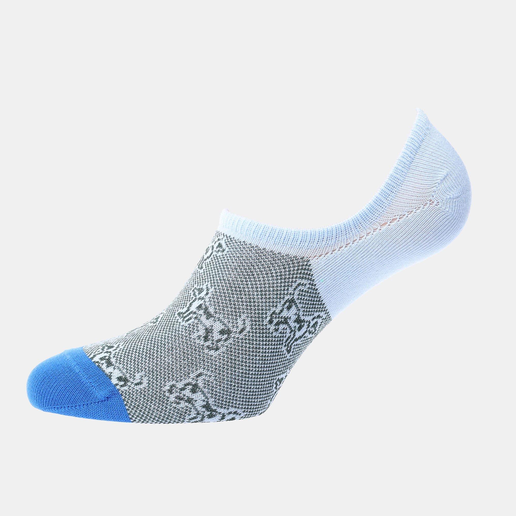 Grey - Happy Socks - Dressed Laika No Show Socks - 2