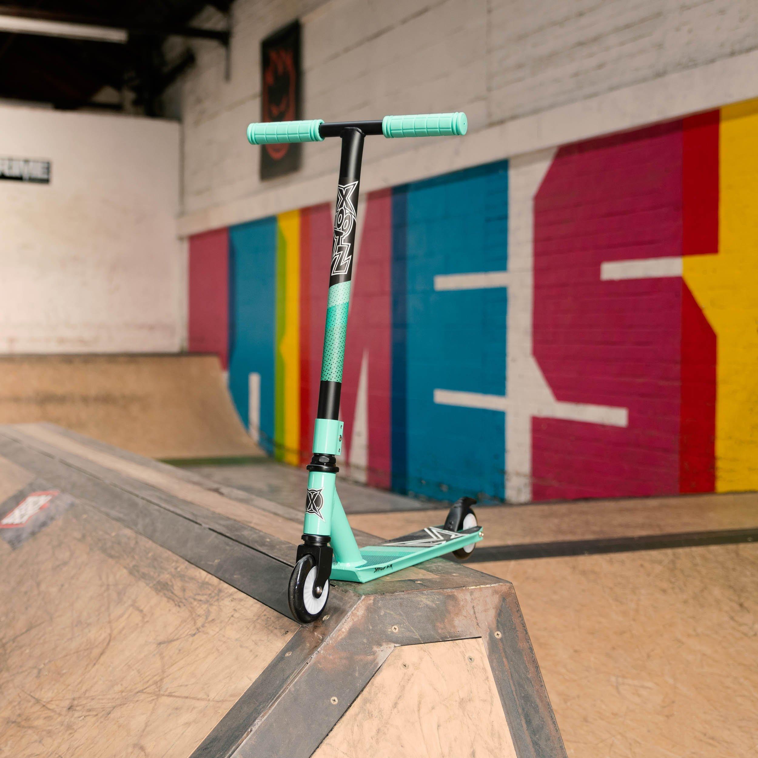 Turquoise And B - Xootz - Shred 2 Stunt Scooter - 3