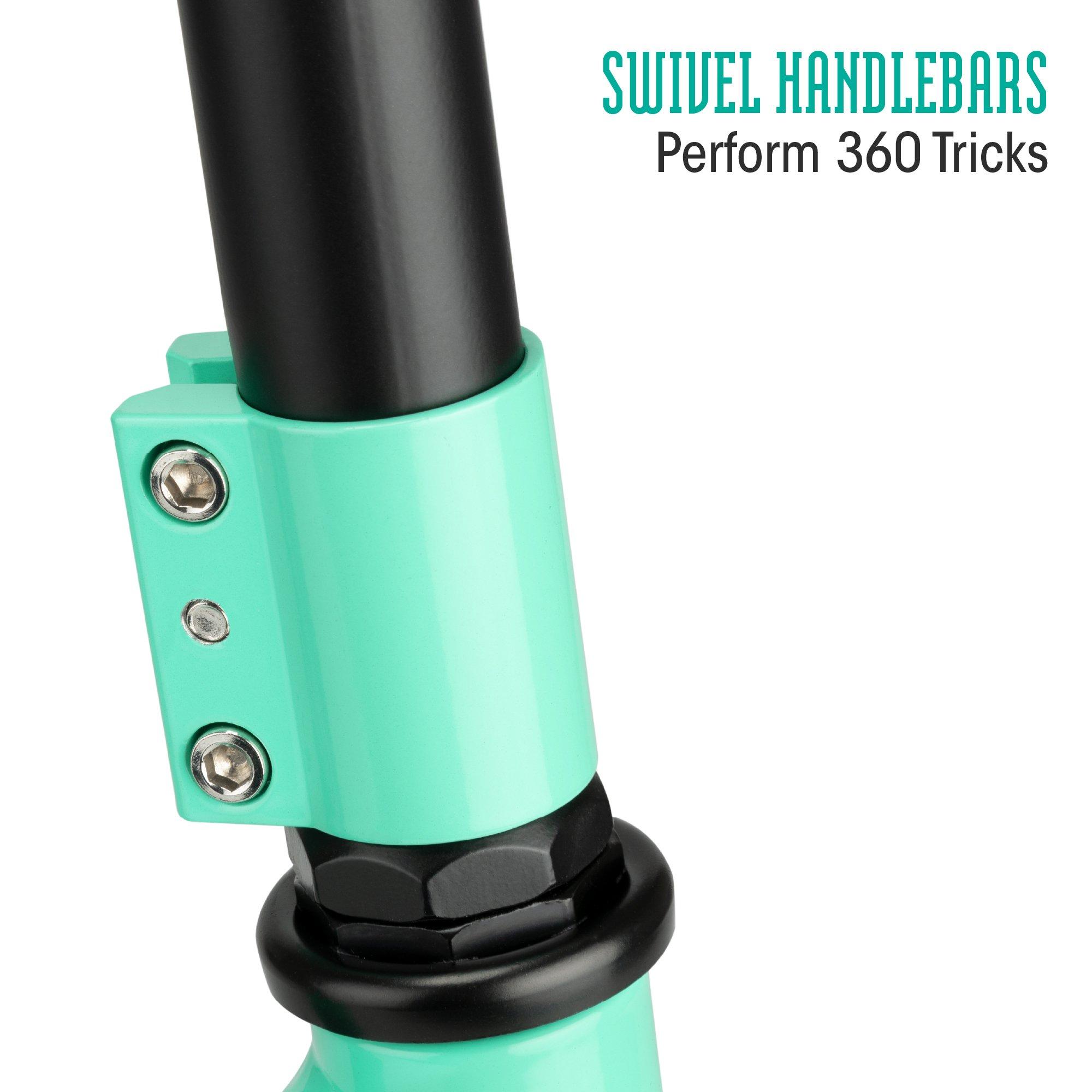 Turquoise And B - Xootz - Shred 2 Stunt Scooter - 5