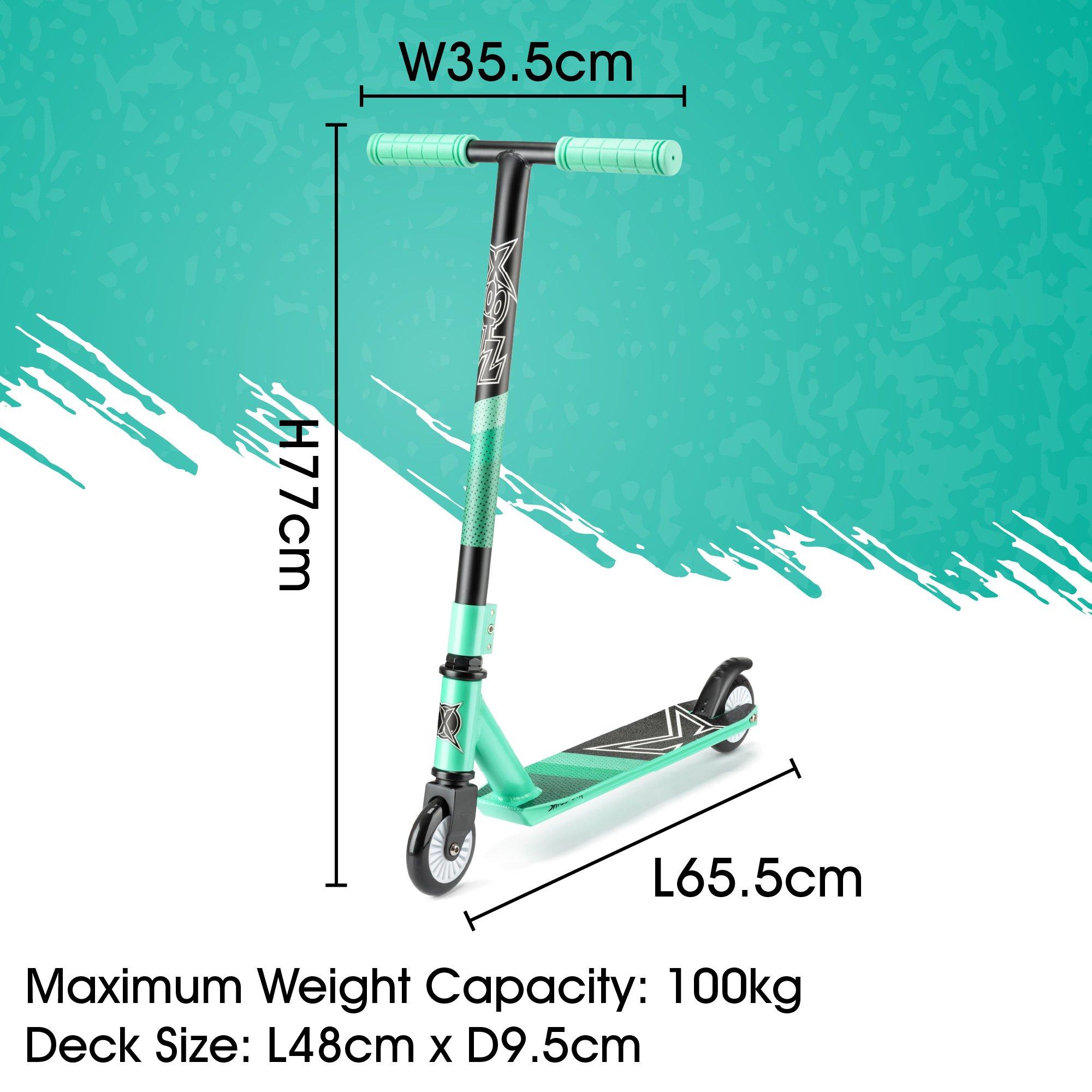 Turquoise And B - Xootz - Shred 2 Stunt Scooter - 7