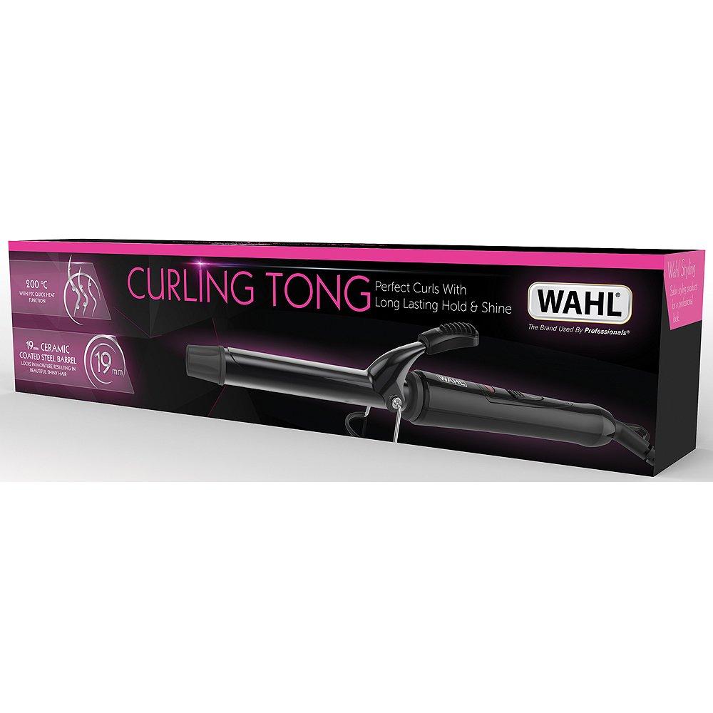 Black - Wahl - Ceramic Curling Tongs 19mm - 2