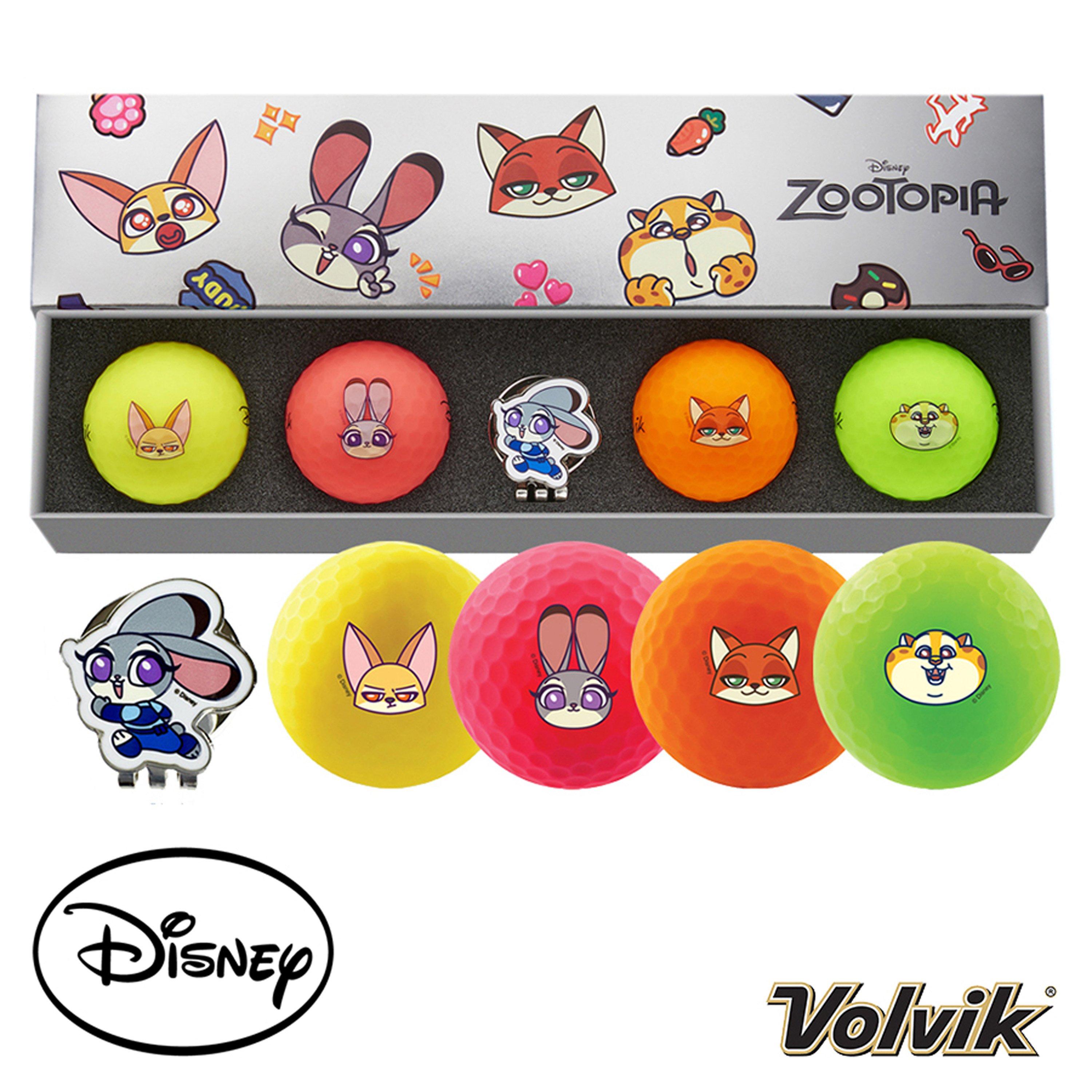 Vivid - Volvik - Volvik Zootopia 4 Balls & Marker Set - 1