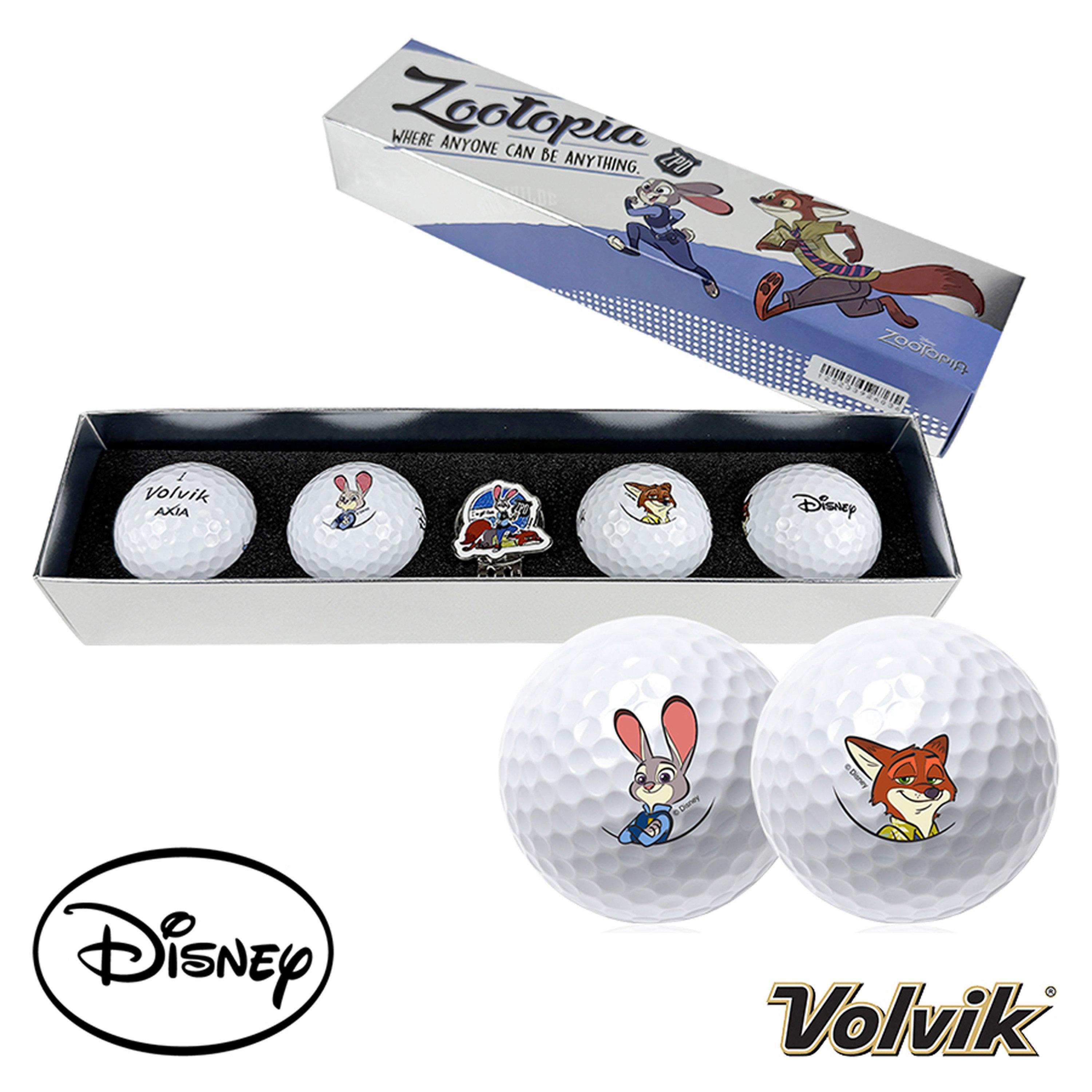 Volvik Zootopia 4 Balls & Marker Set