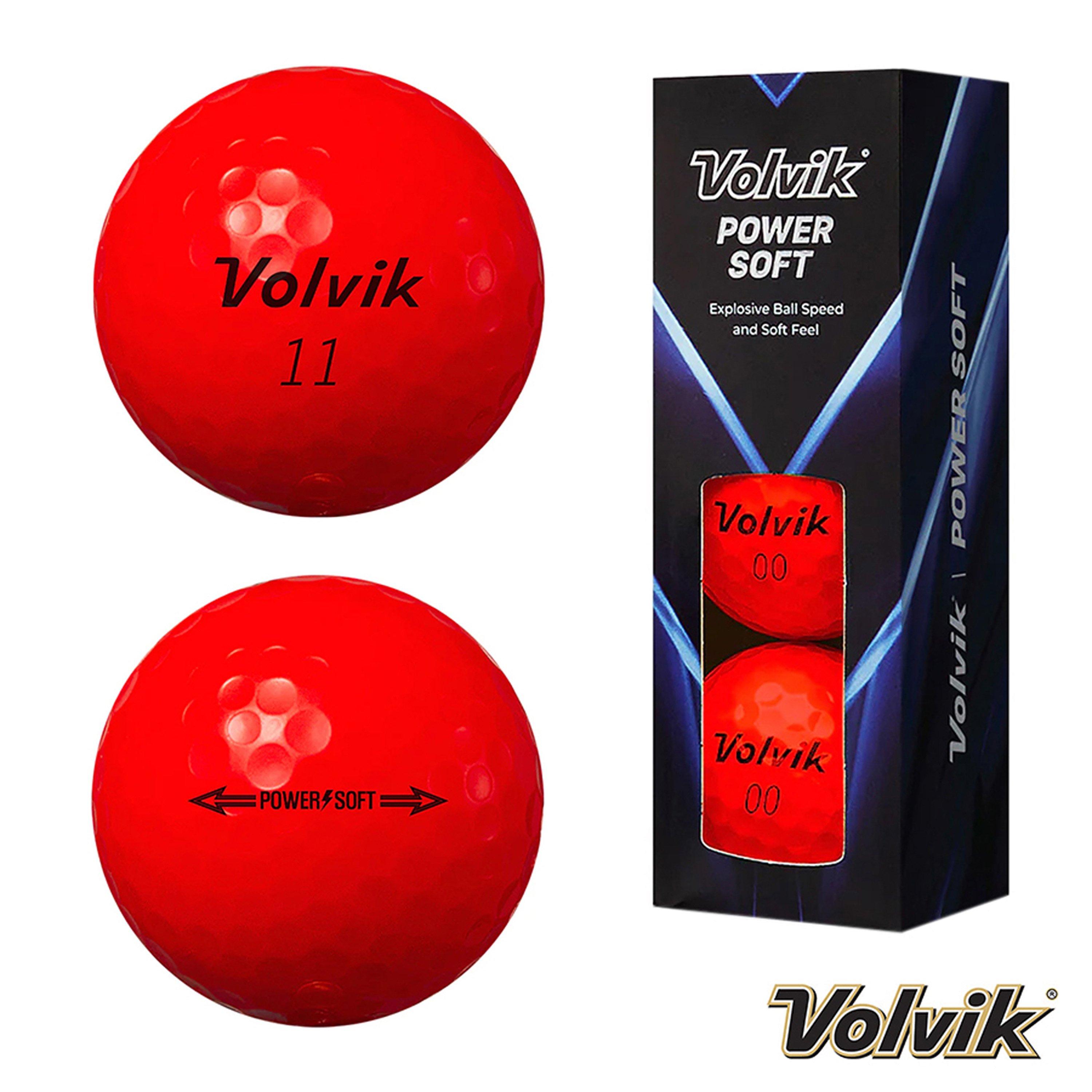 Red - Volvik - Volvik Powersoft Golf Balls - 2