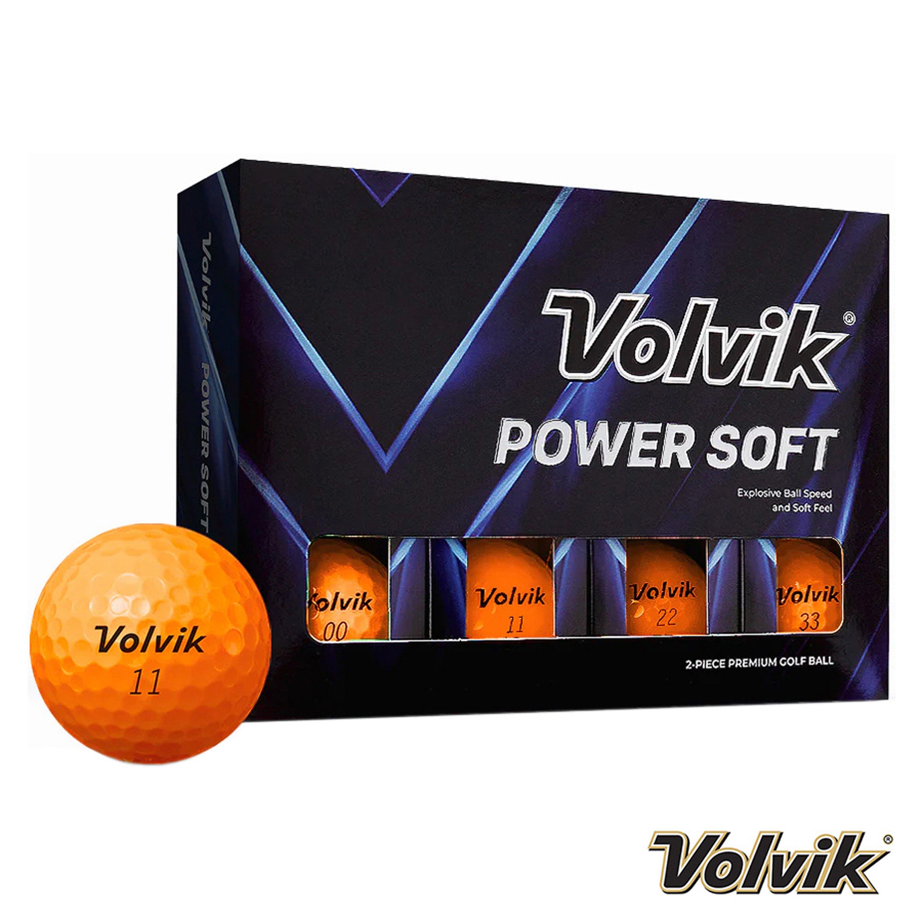 Volvik  Powersoft Golf Balls - Orange - Dozen