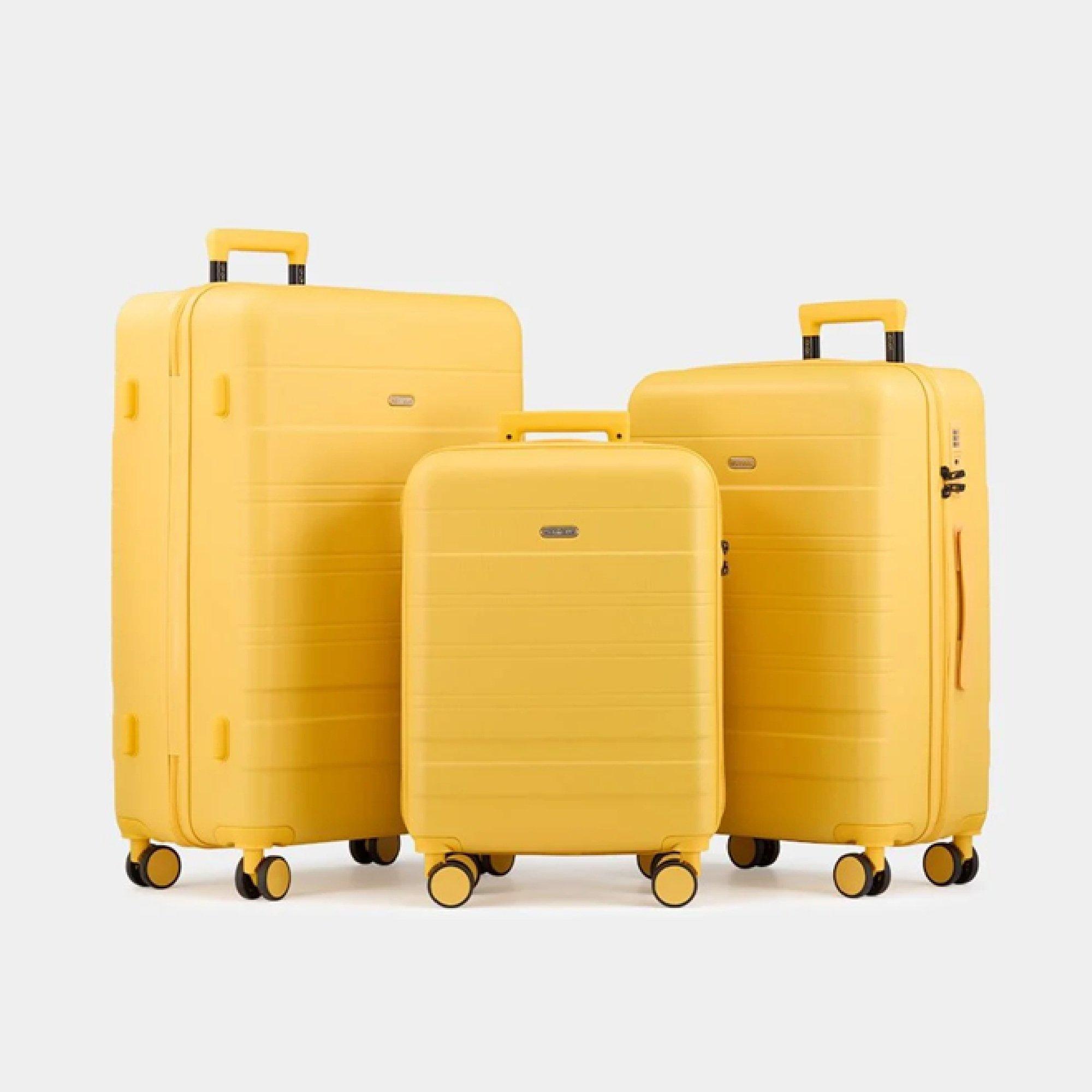 ABS Green Luggage Set – 3 Piece