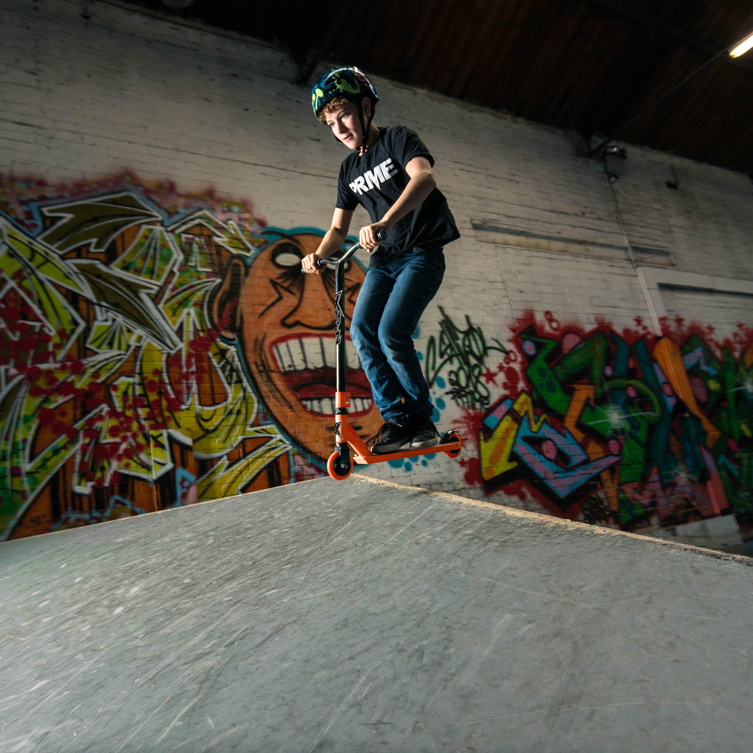 Orange And Blac - Xootz - Y Bar Magma Stunt Scooter - Orange - 2