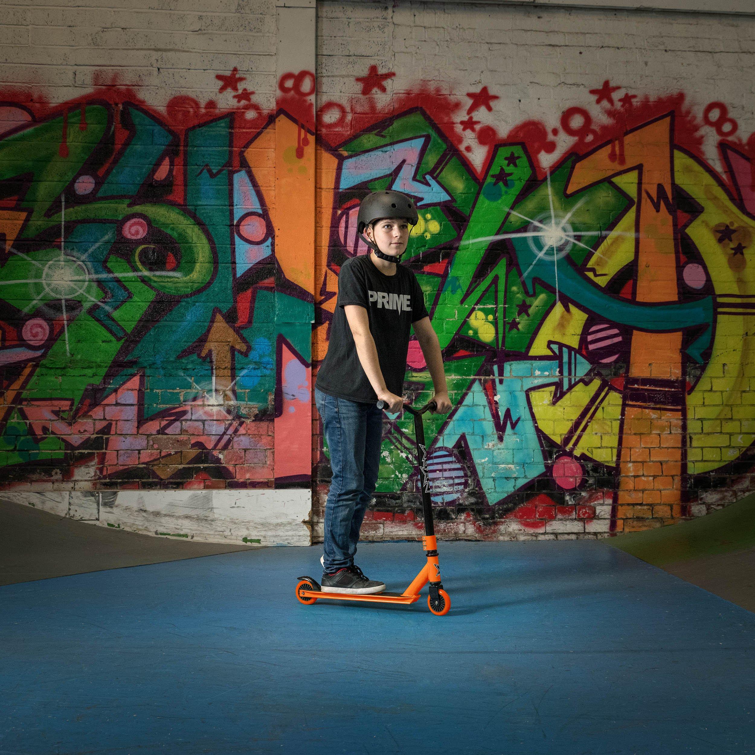 Orange And Blac - Xootz - Y Bar Magma Stunt Scooter - Orange - 3