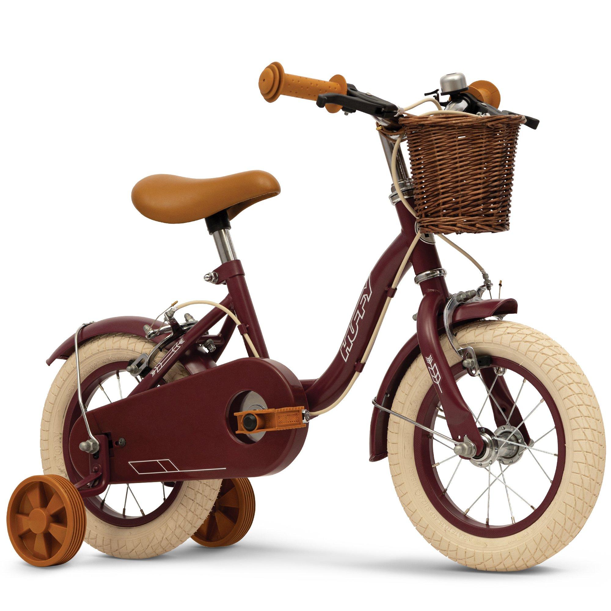 Vintage 12 Burgundy Bike For Kids 3-5yrs