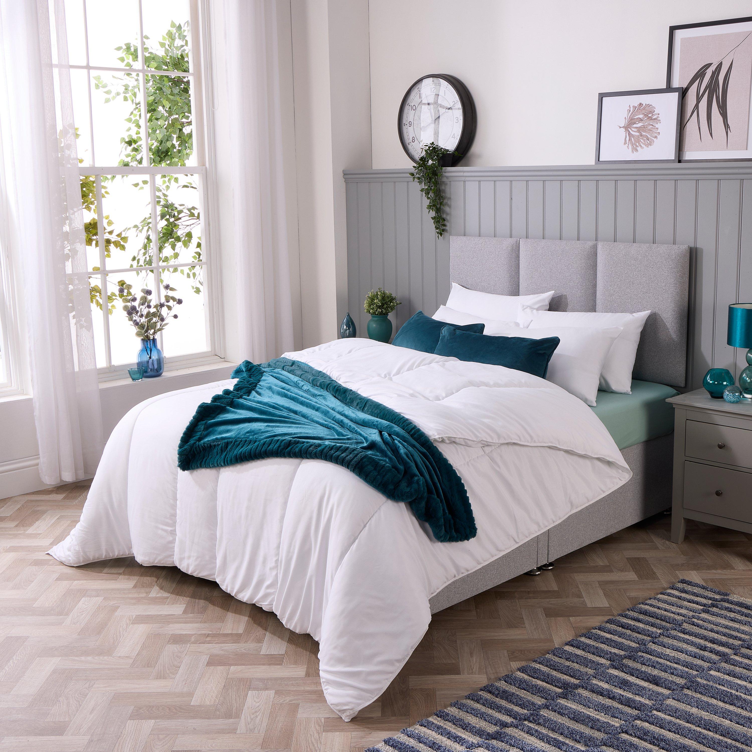 White - Downland - Soft Like Down 7.5 tog Duvet - 2