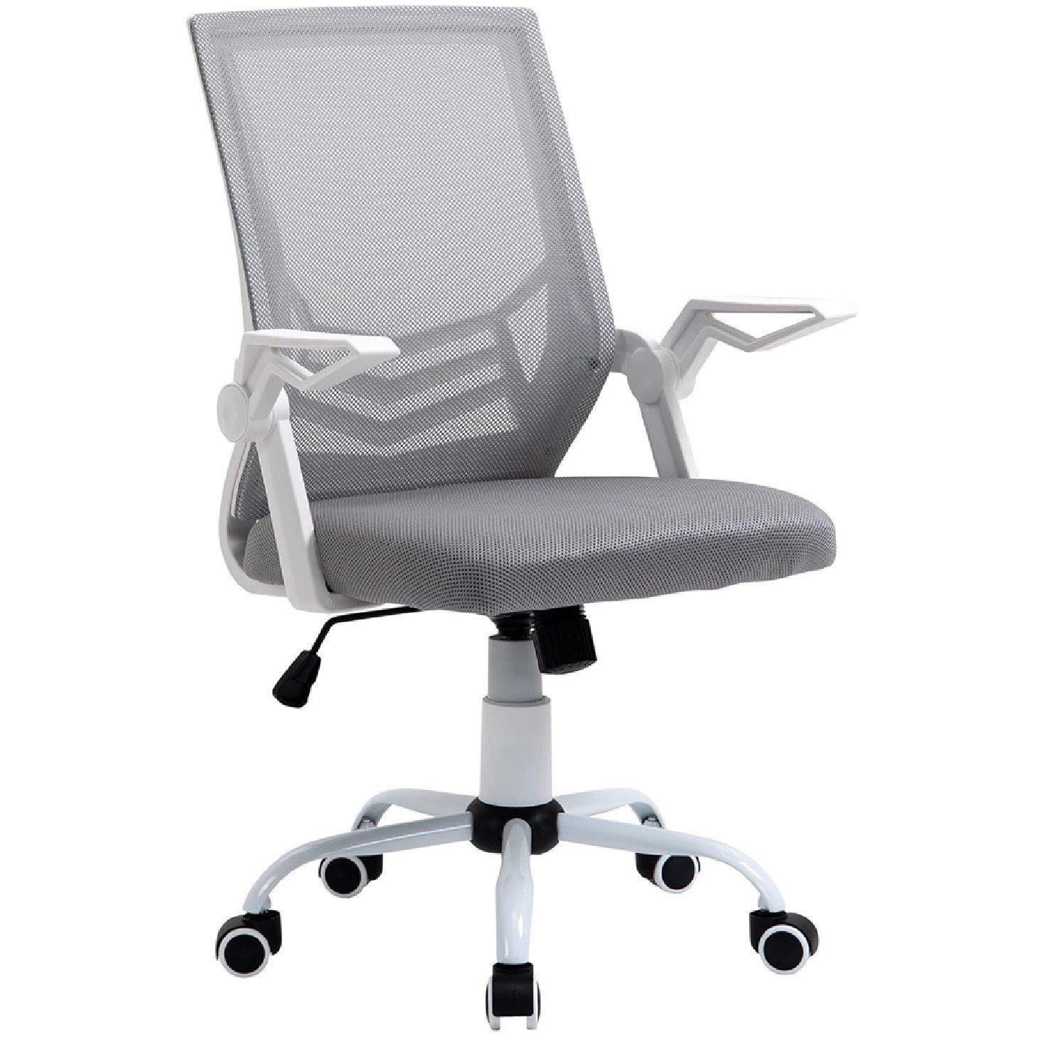 Grey - HOMCOM - Vinsetto Mesh Office Chair - 2