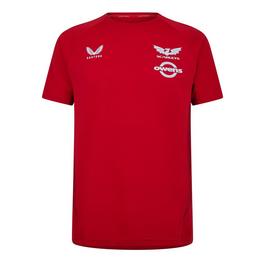 Castore Scarlets T Shirt 2024 2025 Adults