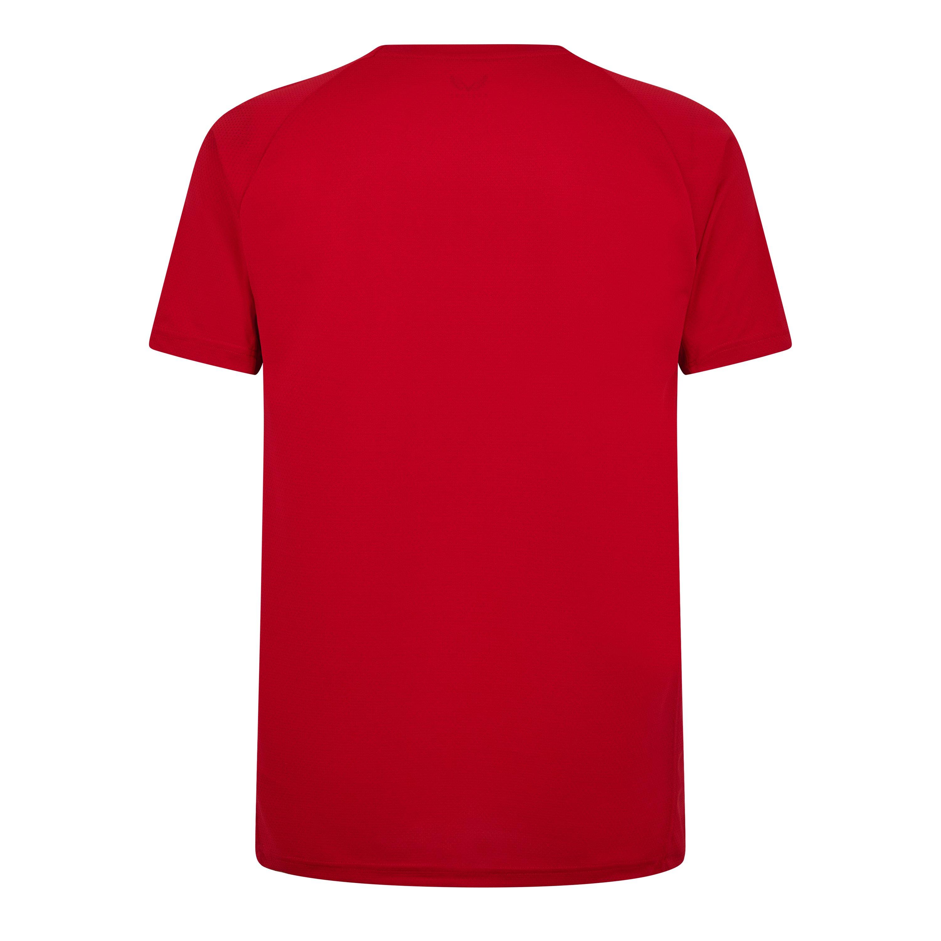 Rot - Castore - Scarlets T-Shirt 2024 2025 Adults - 2