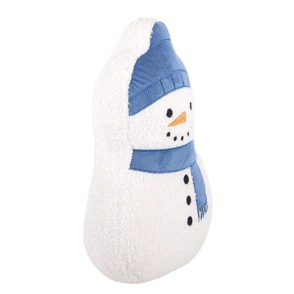 White - Something Different - Snowman Shaped Boucle Cushion - 3