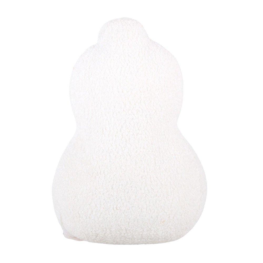 White - Something Different - Snowman Shaped Boucle Cushion - 4
