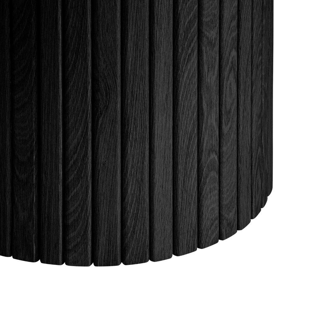 Black - Birlea - Axel Fluted Side Table - 7