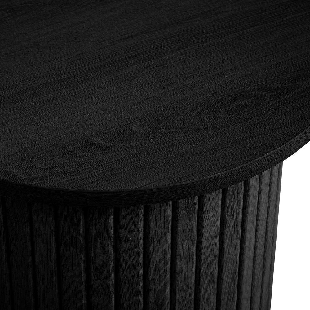 Black - Birlea - Axel Fluted Side Table - 8