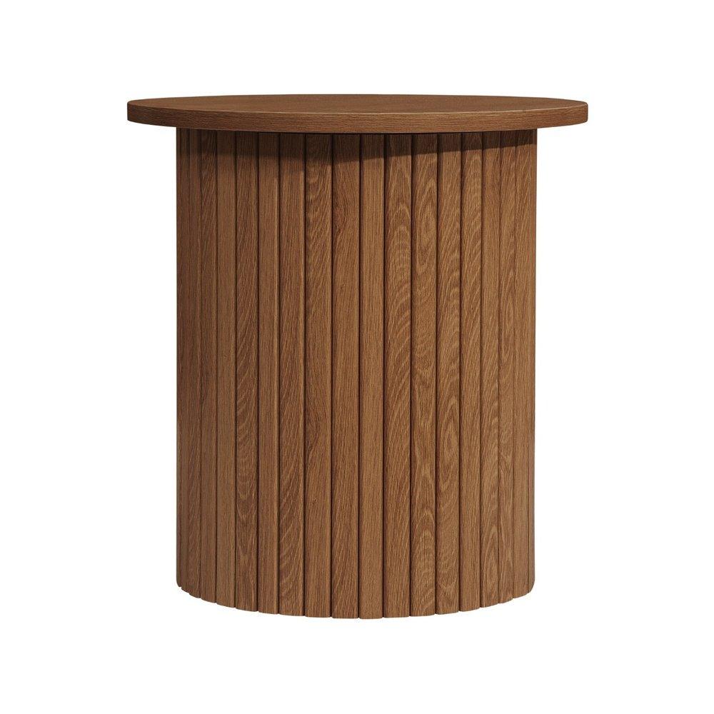 Brown - Birlea - Axel Fluted Side Table - 5